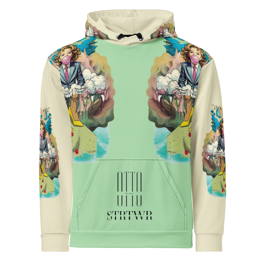 Unisex Hoodie mit Kapuze Bubble Gum Business Mint/creme | Premium Streetwear Otto Strtwr