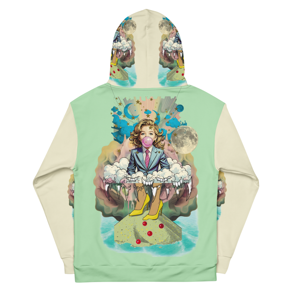 Unisex Hoodie mit Kapuze Bubble Gum Business Mint/creme | Premium Streetwear Otto Strtwr