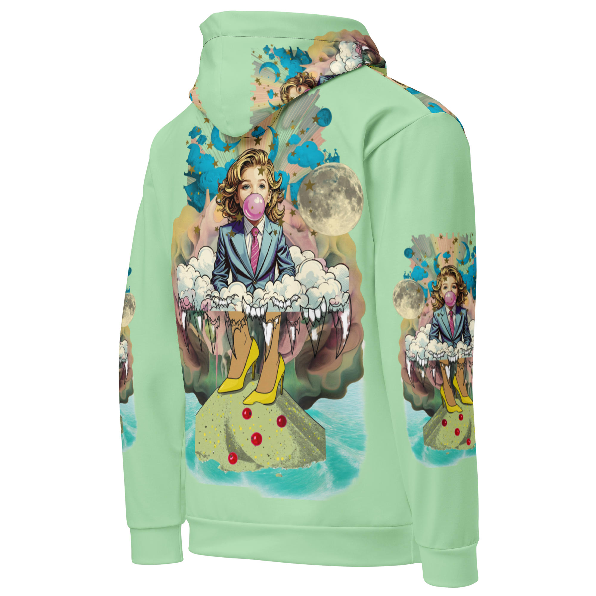 Unisex Hoodie mit Kapuze Bubble Gum Business Mint | Premium Streetwear Otto Strtwr