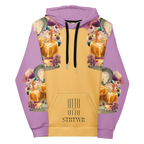 Unisex Hoodie mit Kapuze Caramel Alien Apricot/flieder | Premium Streetwear Otto Strtwr