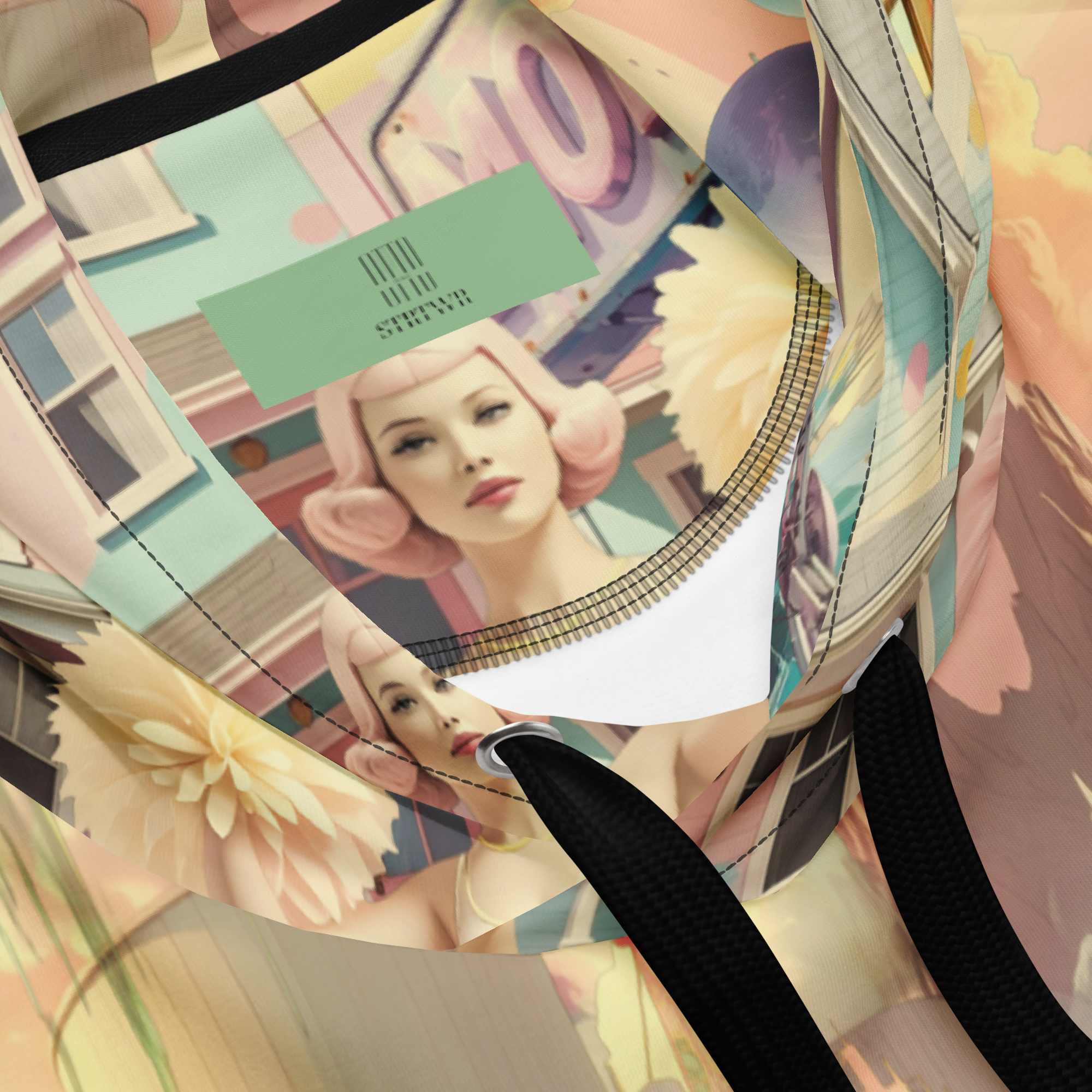 Unisex Hoodie mit Kapuze Cheerleader City Lindgrün | Premium Streetwear Otto Strtwr