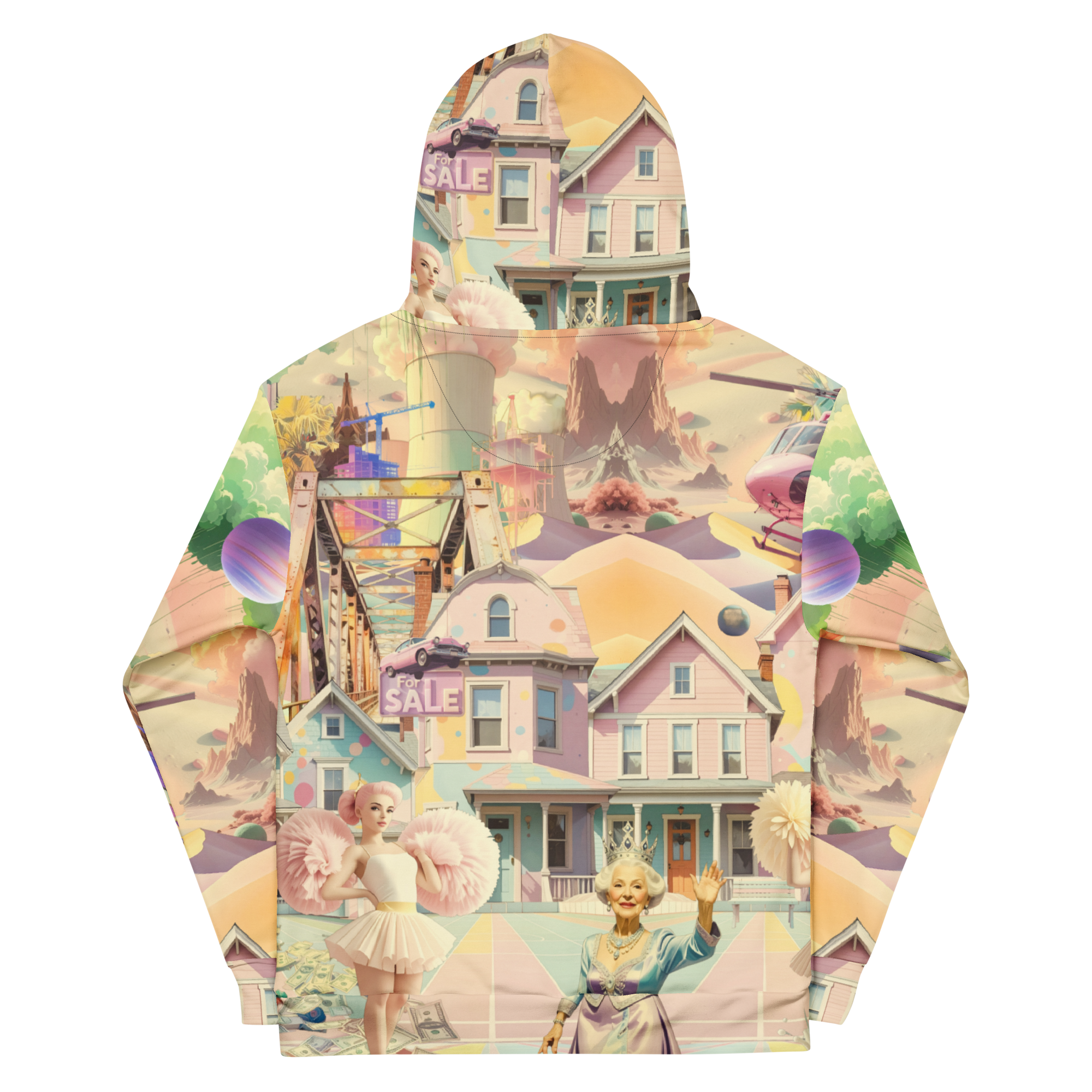 Unisex Hoodie mit Kapuze Cheerleader City Lindgrün | Premium Streetwear Otto Strtwr