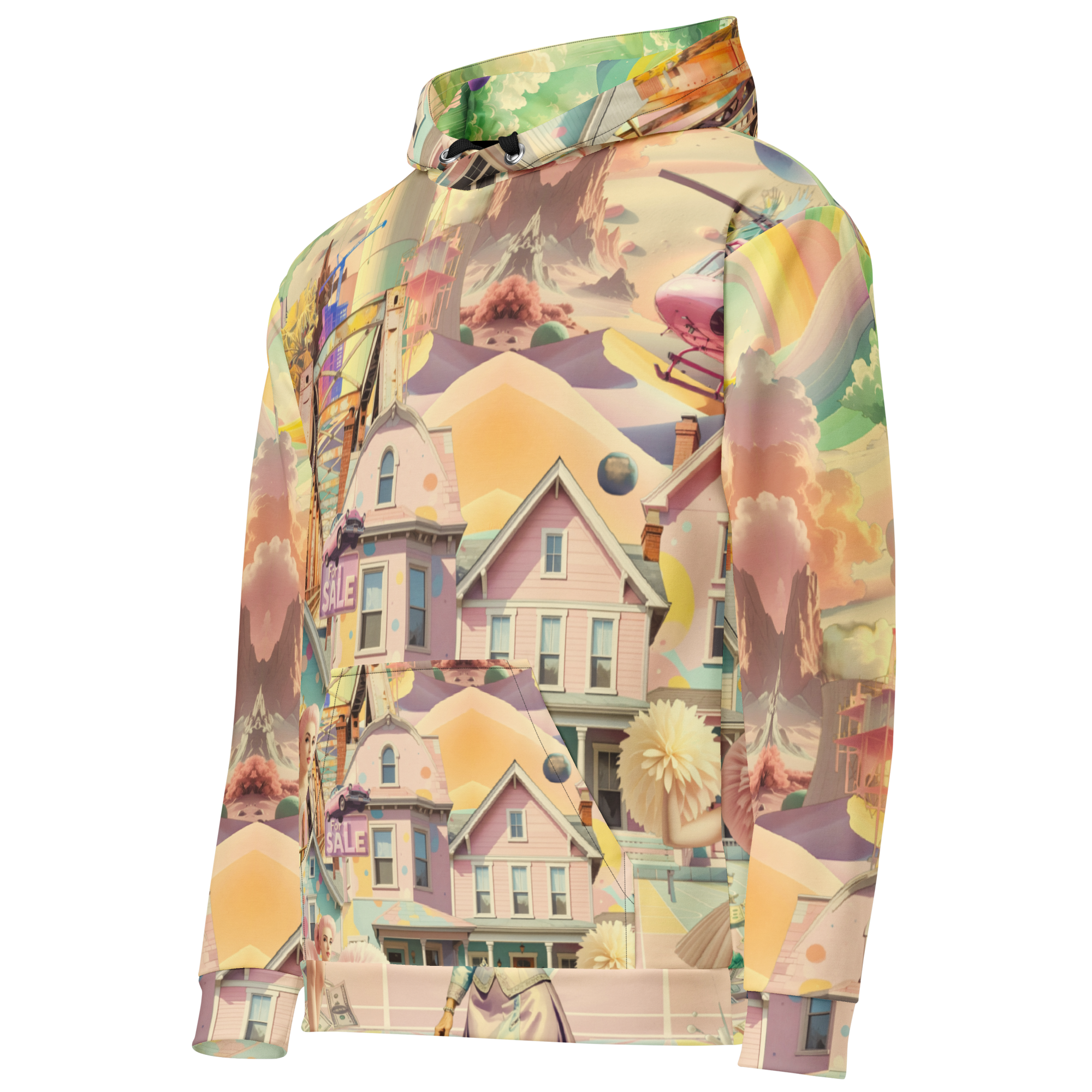 Unisex Hoodie mit Kapuze Cheerleader City Lindgrün | Premium Streetwear Otto Strtwr