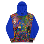 Unisex Hoodie mit Kapuze Folklore Dancer Tiefblau | Premium Streetwear Otto Strtwr