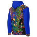 Unisex Hoodie mit Kapuze Folklore Dancer Tiefblau | Premium Streetwear Otto Strtwr