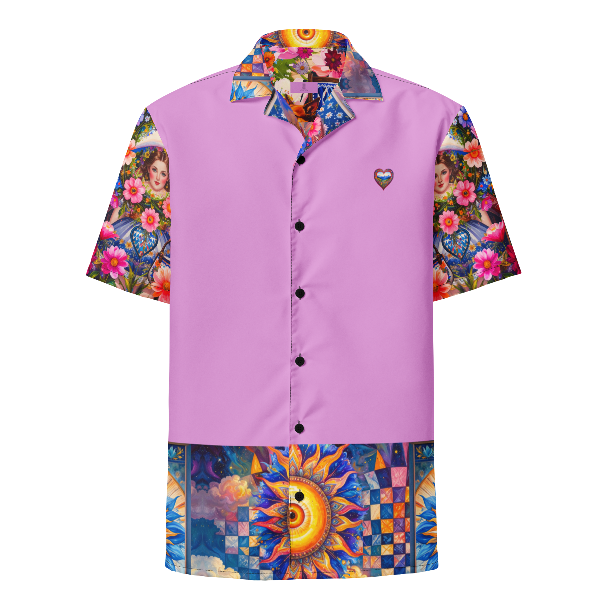 Unisex Oversize Hemd Bavarian Fever Pink | Premium Streetwear Otto Strtwr