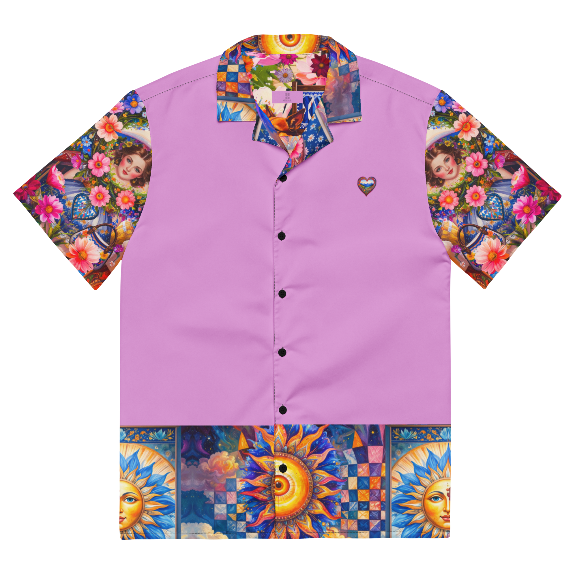 Unisex Oversize Hemd Bavarian Fever Pink | Premium Streetwear Otto Strtwr