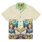 Unisex Oversize Hemd Bubble Gum Business Creme | Premium Streetwear Otto Strtwr