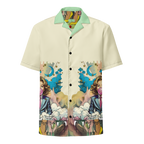 Unisex Oversize Hemd Bubble Gum Business Creme | Premium Streetwear Otto Strtwr