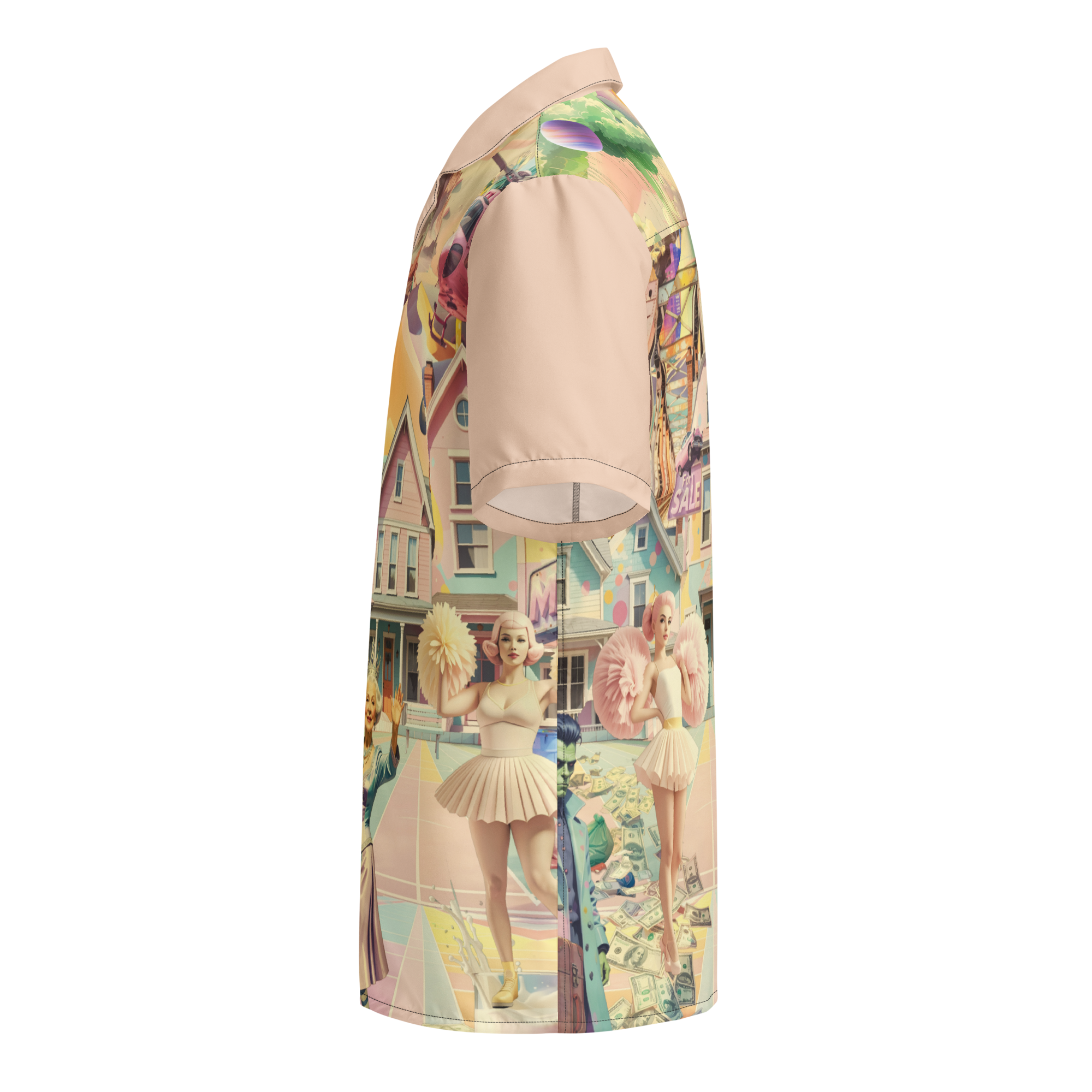 Unisex Oversize Hemd Cheerleader City Zartrose | Premium Streetwear Otto Strtwr