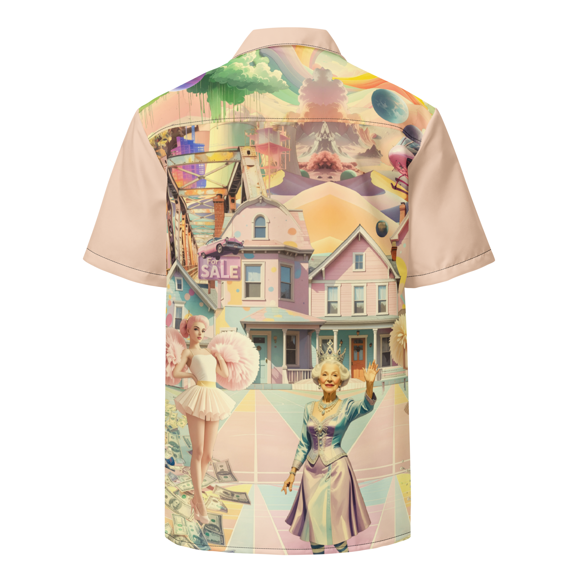 Unisex Oversize Hemd Cheerleader City Zartrose | Premium Streetwear Otto Strtwr