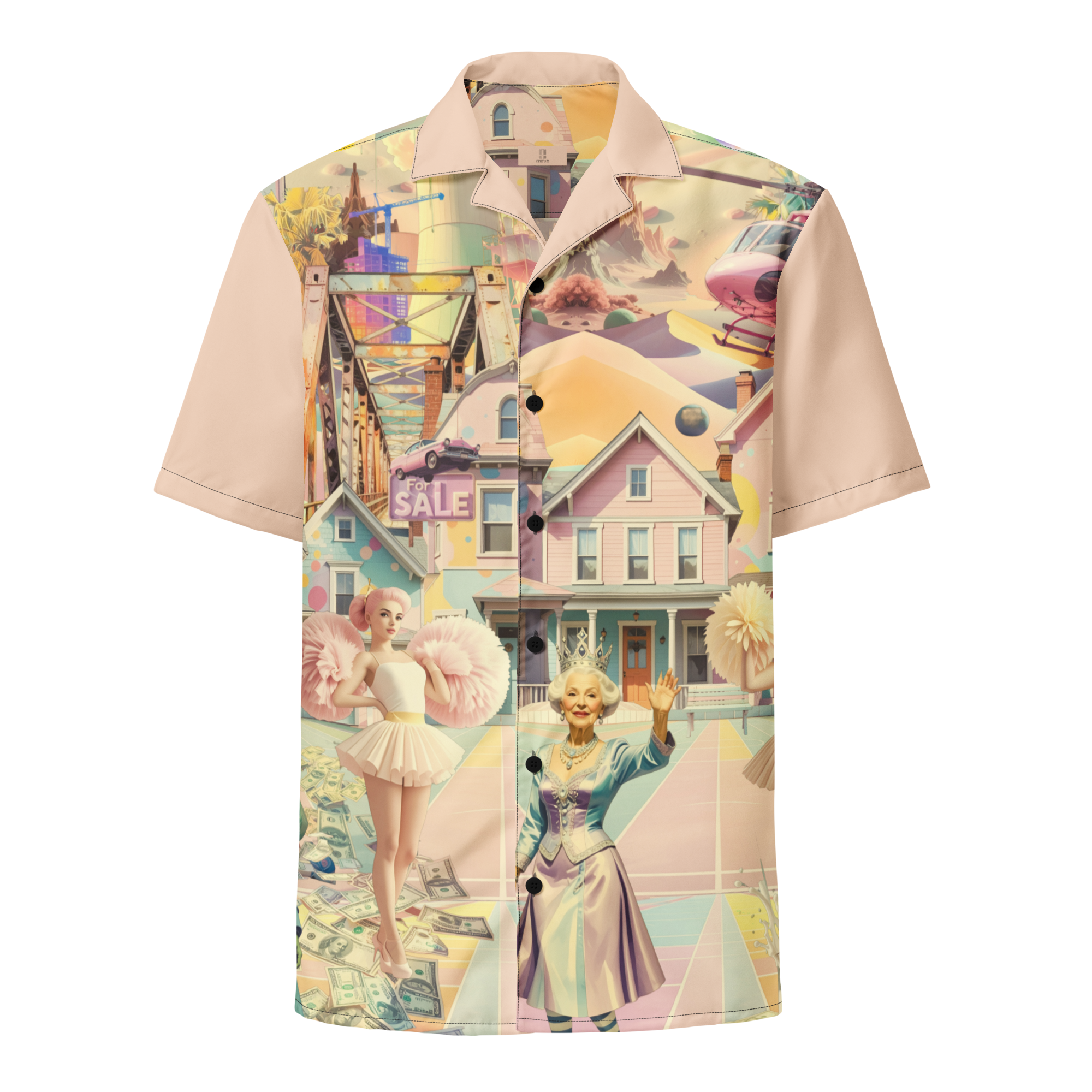 Unisex Oversize Hemd Cheerleader City Zartrose | Premium Streetwear Otto Strtwr