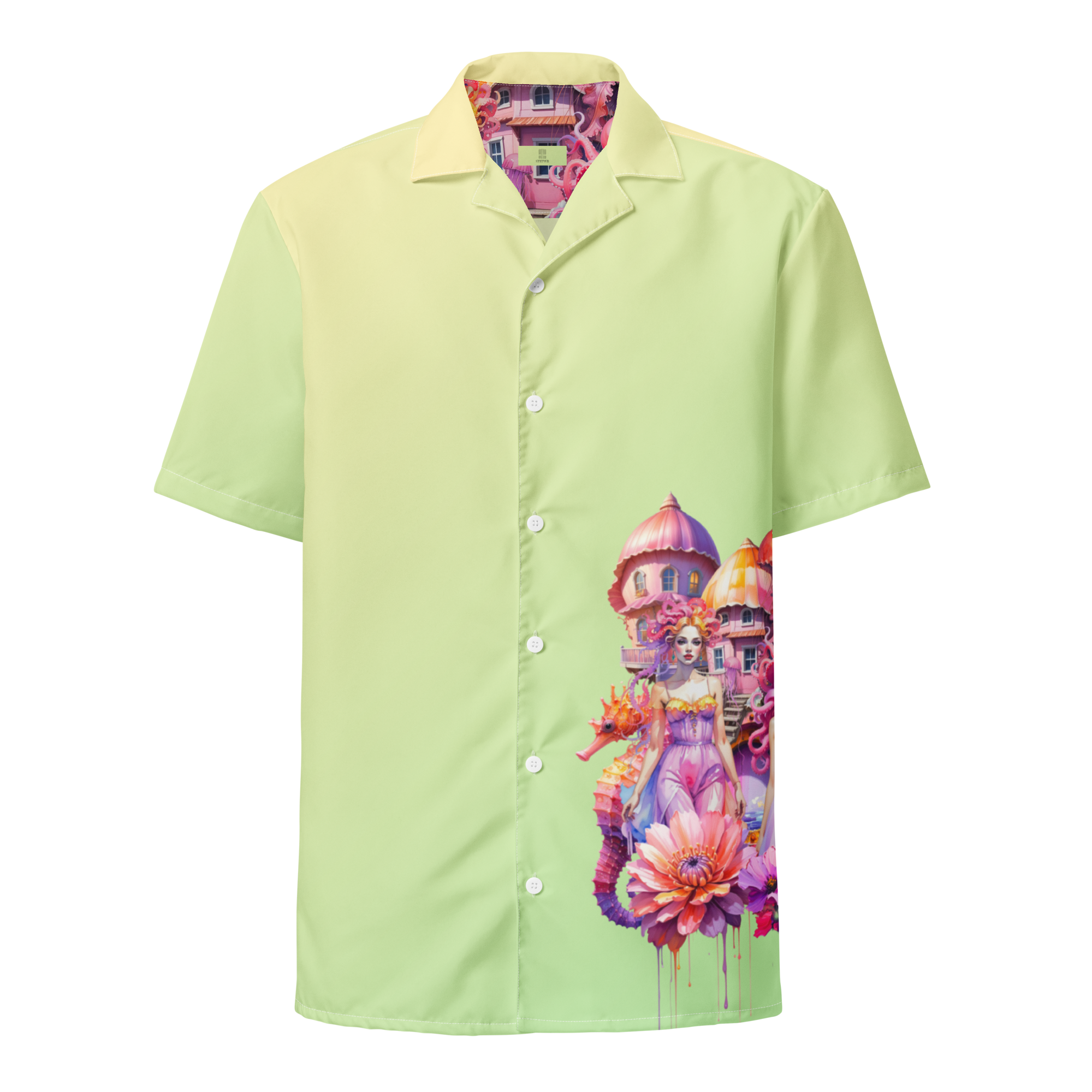 Unisex Oversize Hemd Deep Sea Deep Sea – Pastell Maritime Design | Otto Strtwr