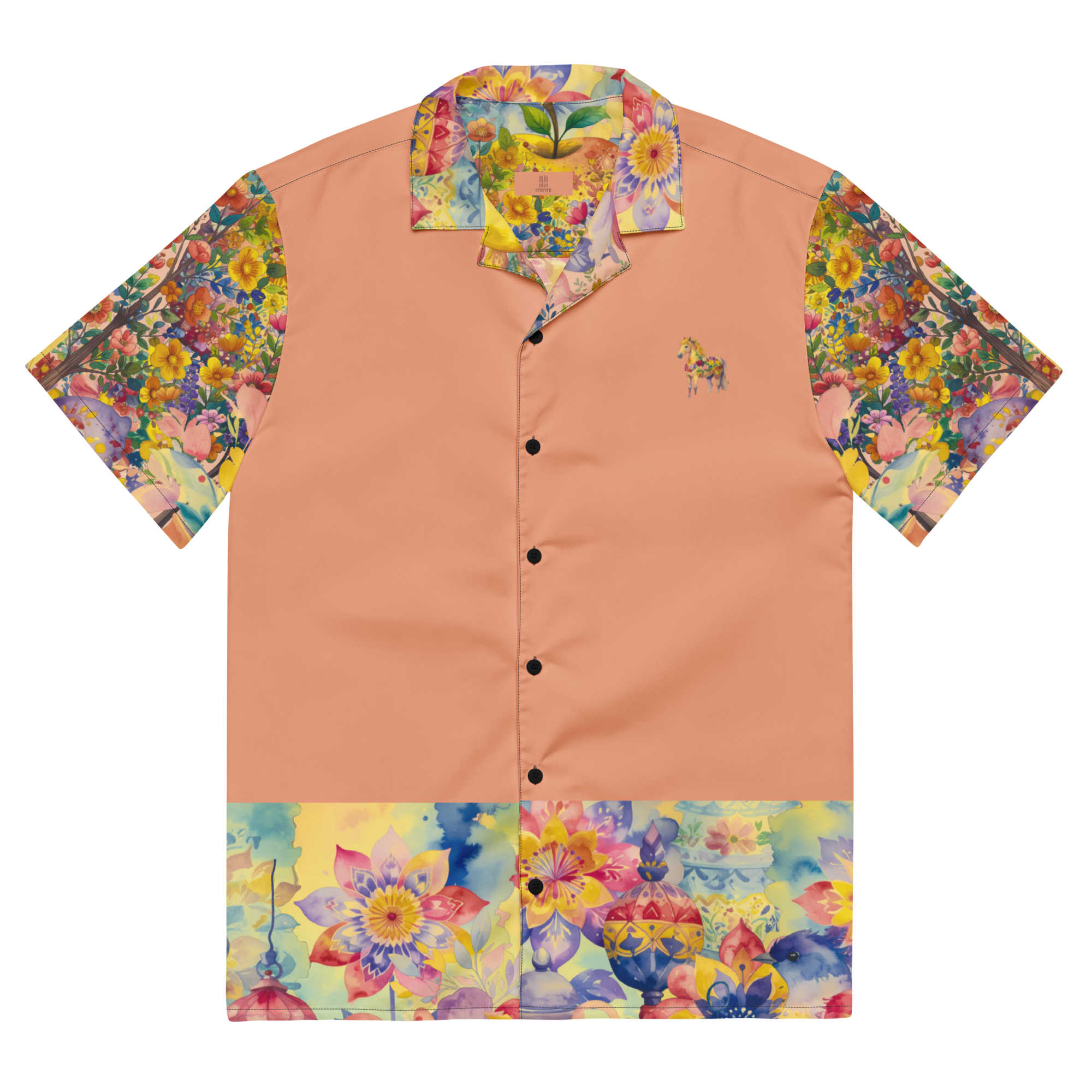 Unisex Oversize Hemd The Mexican Guy Peach | Premium Streetwear Otto Strtwr