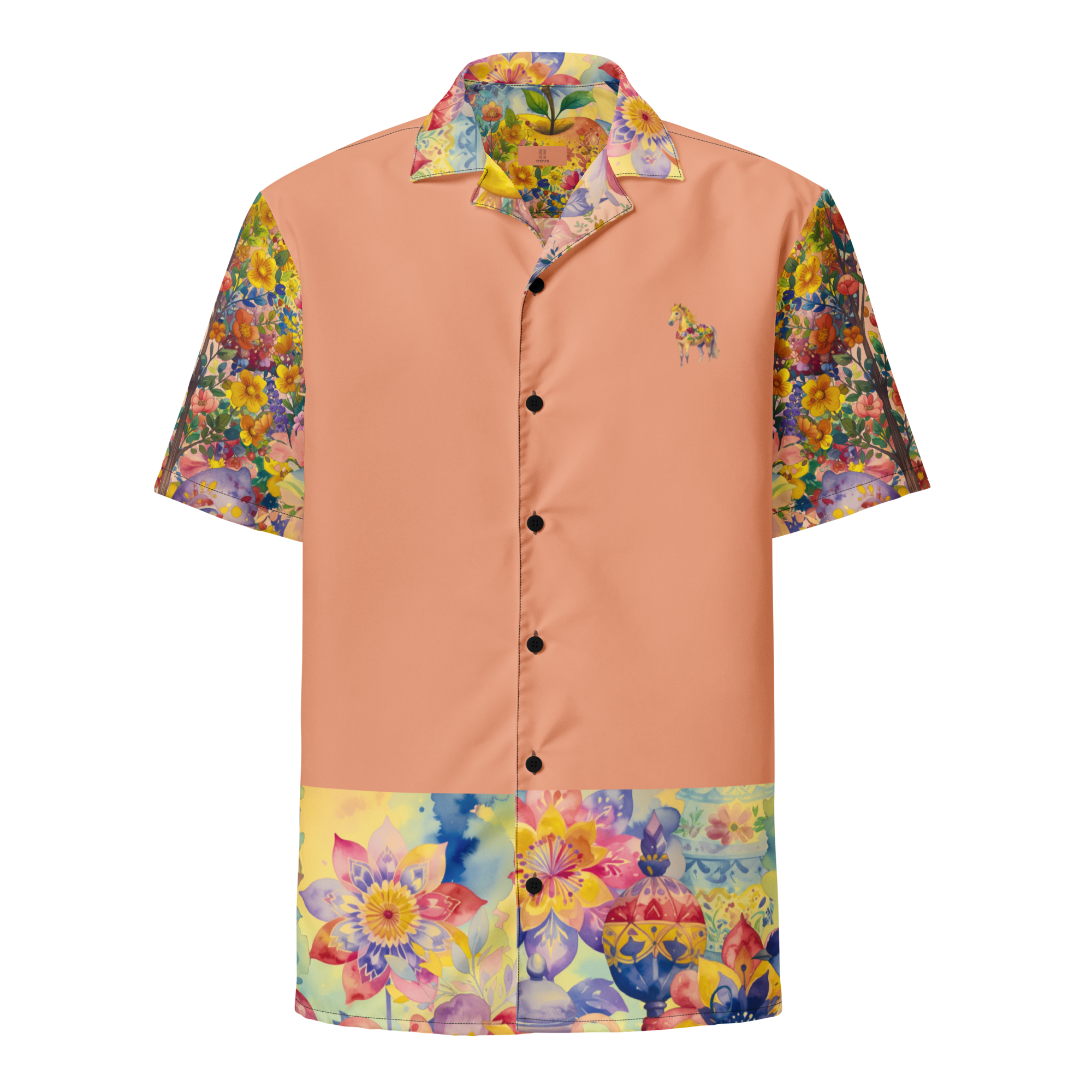 Unisex Oversize Hemd The Mexican Guy Peach | Premium Streetwear Otto Strtwr