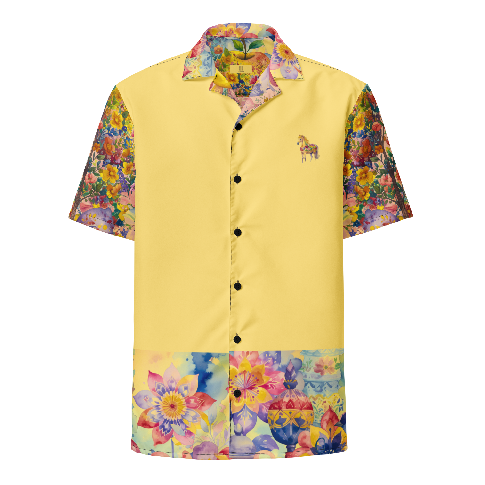 Unisex Oversize Hemd The Mexican Guy Zitronengelb | Premium Streetwear Otto Strtwr