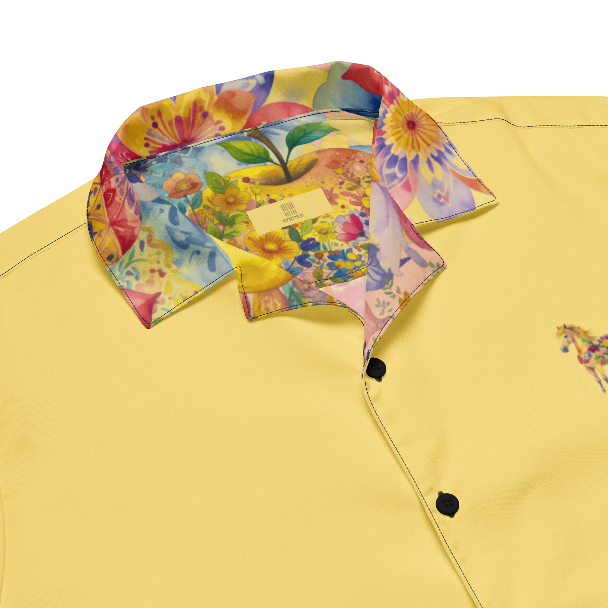 Unisex Oversize Hemd The Mexican Guy Zitronengelb | Premium Streetwear Otto Strtwr