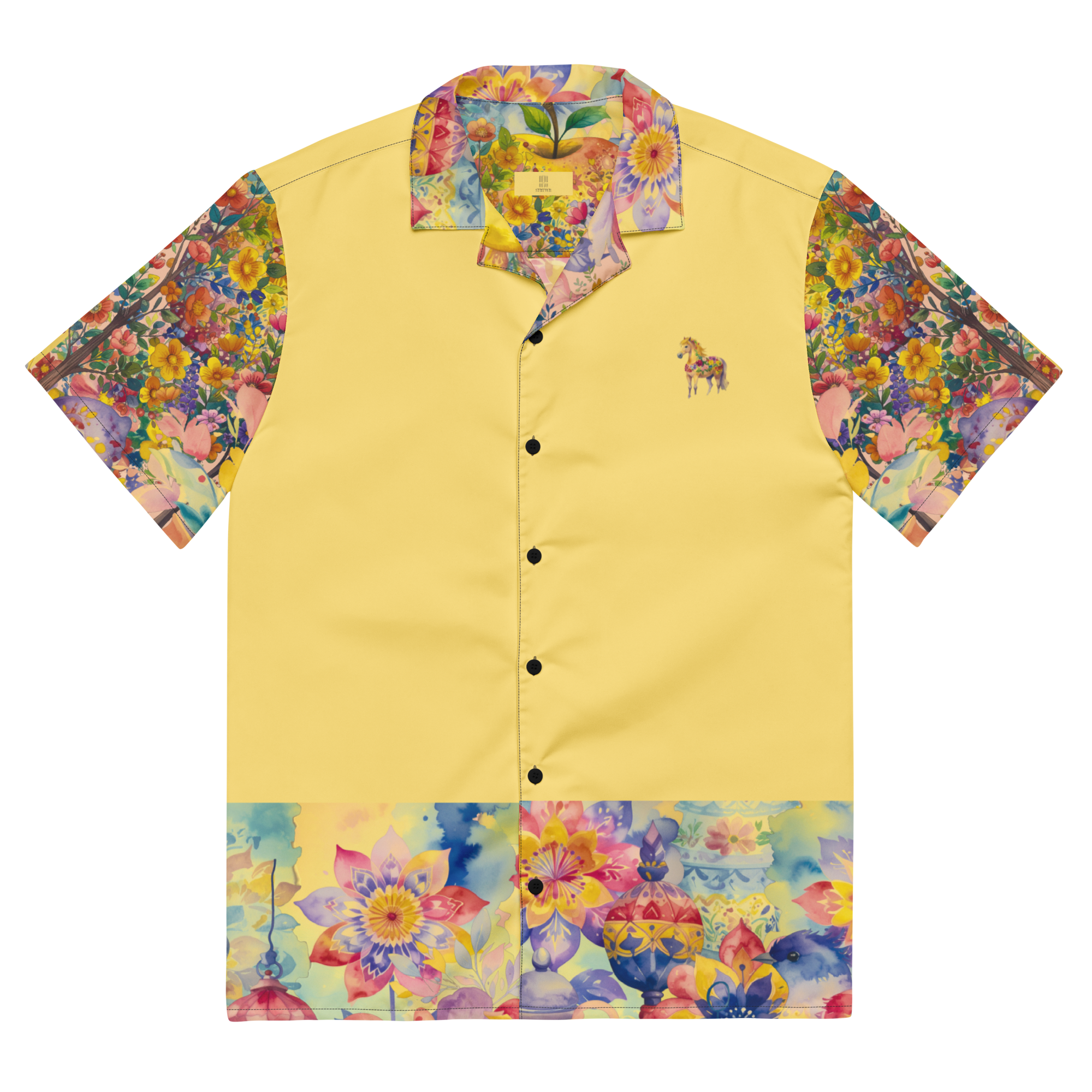 Unisex Oversize Hemd The Mexican Guy Zitronengelb | Premium Streetwear Otto Strtwr