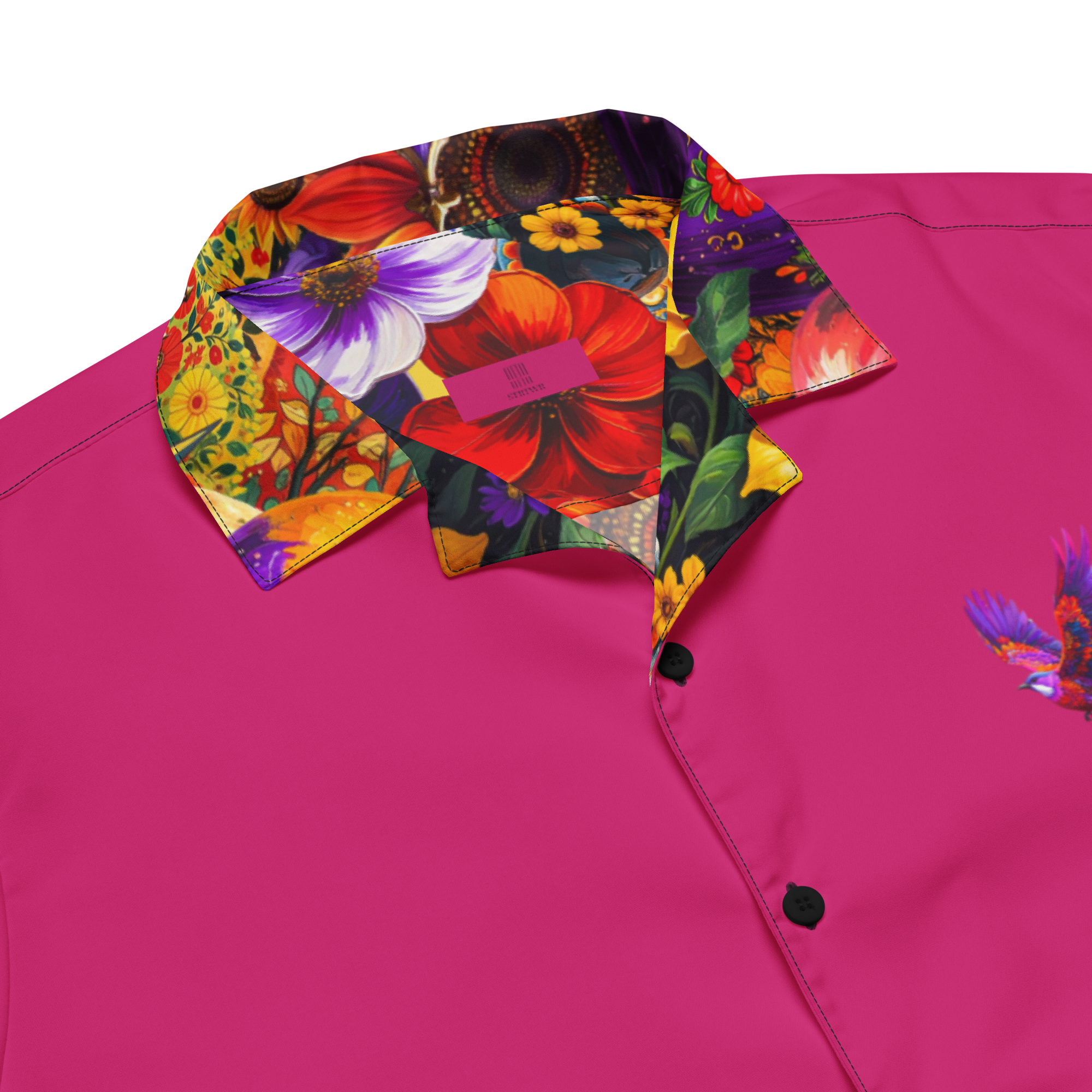 Unisex Oversize Hemd Viva La Frida Magenta | Premium Streetwear Otto Strtwr