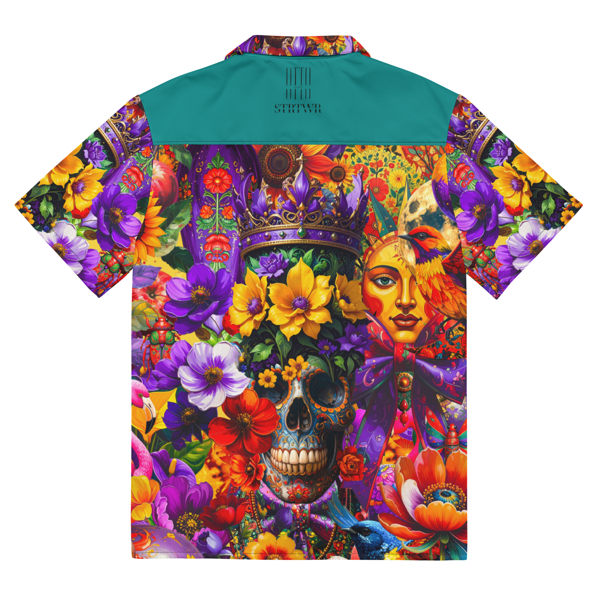 Unisex Oversize Hemd Viva La Frida Petrol | Premium Streetwear Otto Strtwr
