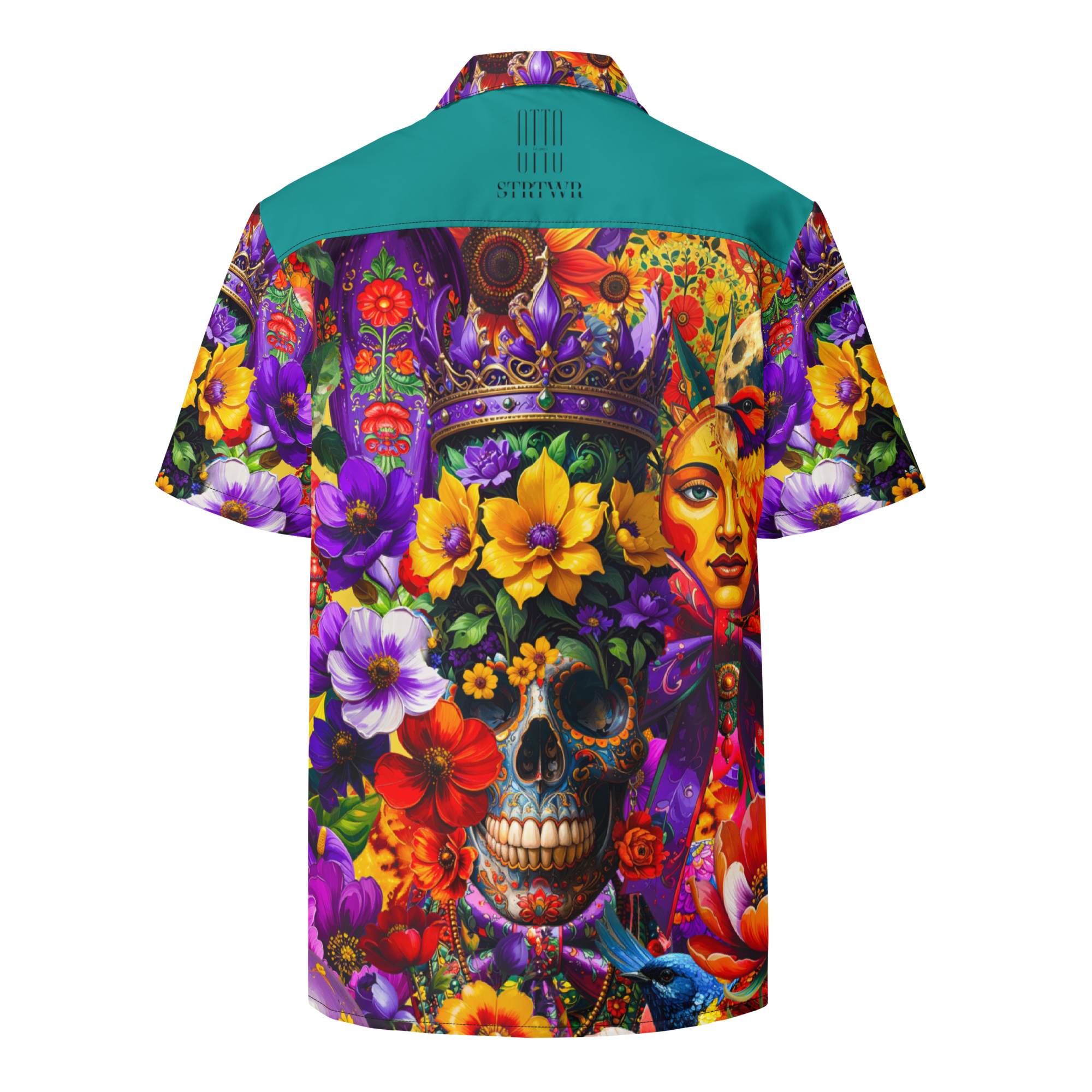 Unisex Oversize Hemd Viva La Frida Petrol | Premium Streetwear Otto Strtwr