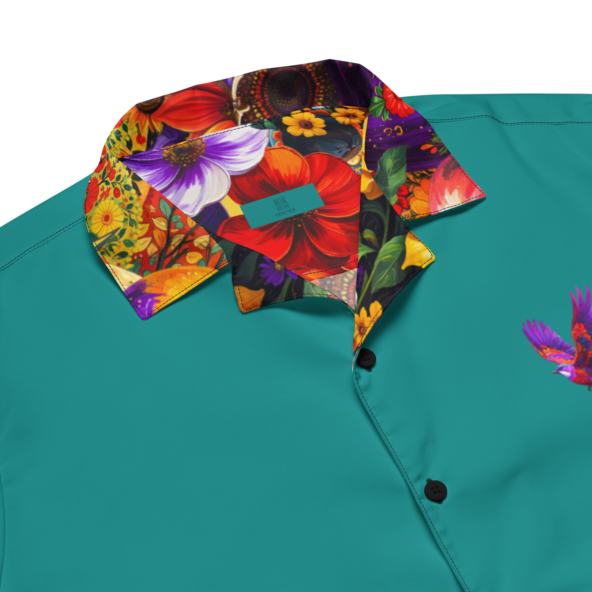 Unisex Oversize Hemd Viva La Frida Petrol | Premium Streetwear Otto Strtwr