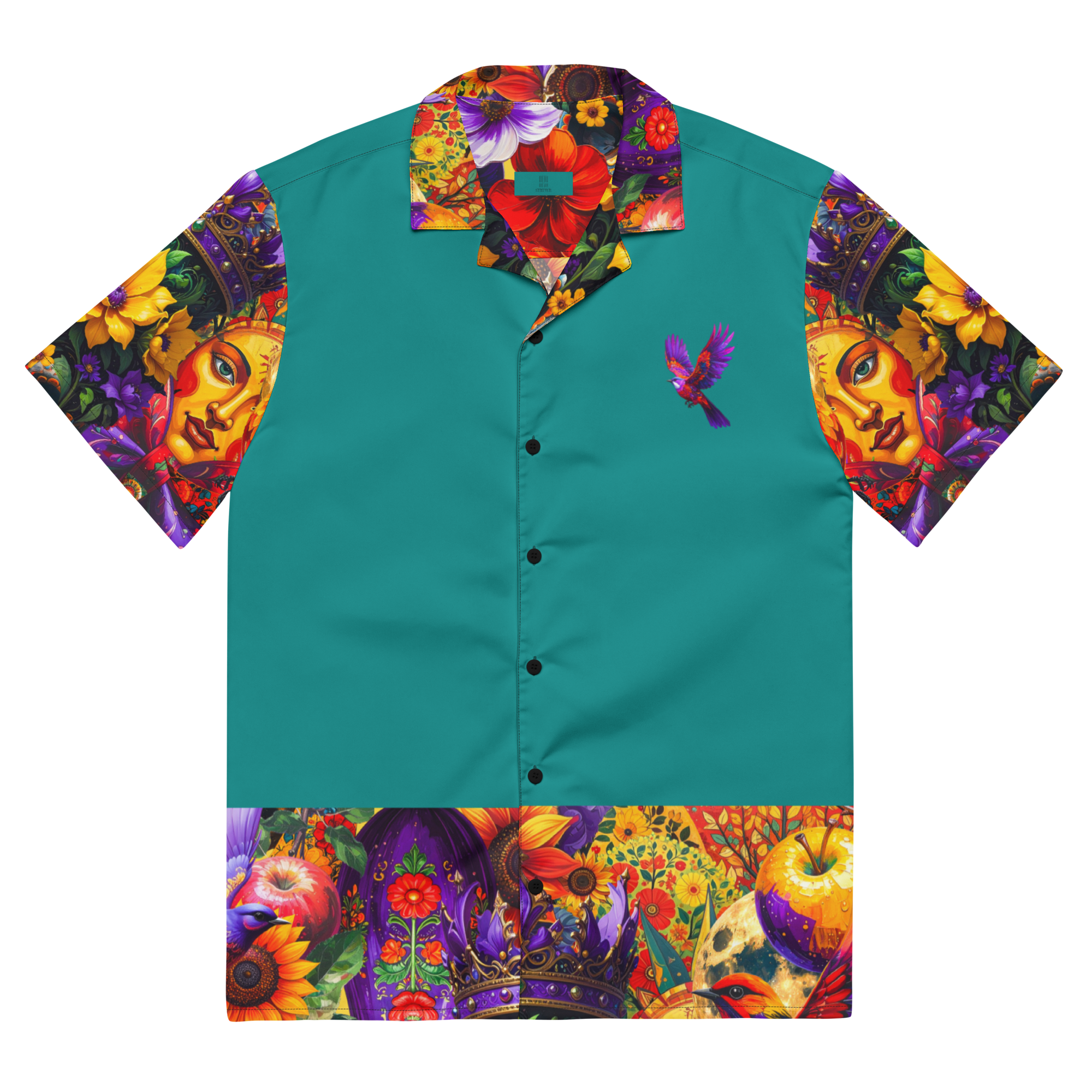 Unisex Oversize Hemd Viva La Frida Petrol | Premium Streetwear Otto Strtwr