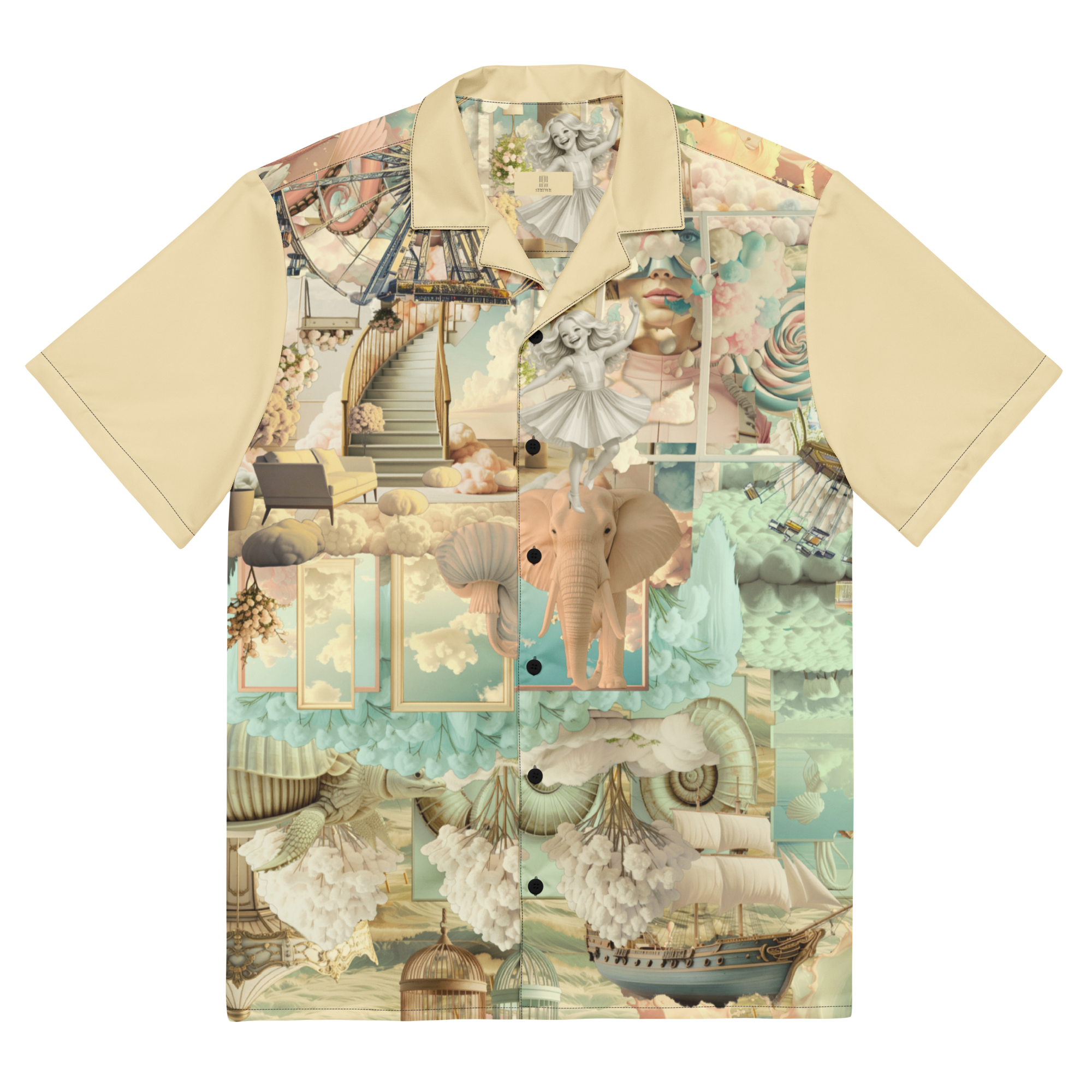 Unisex Oversize Hemd Water For Elephants Sand | Premium Streetwear Otto Strtwr