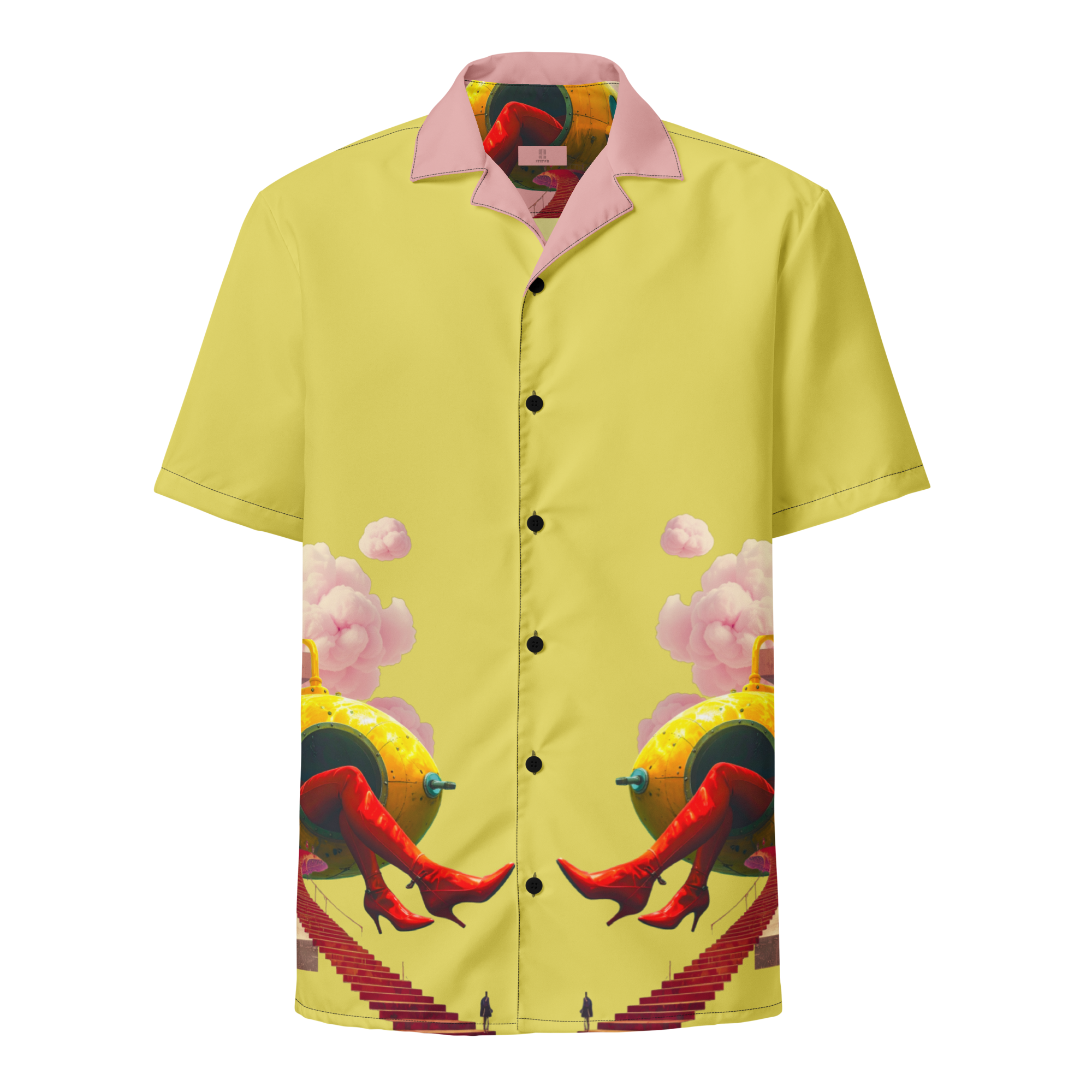 Unisex Oversize Hemd Yellow Submarine Lemon | Premium Streetwear Otto Strtwr