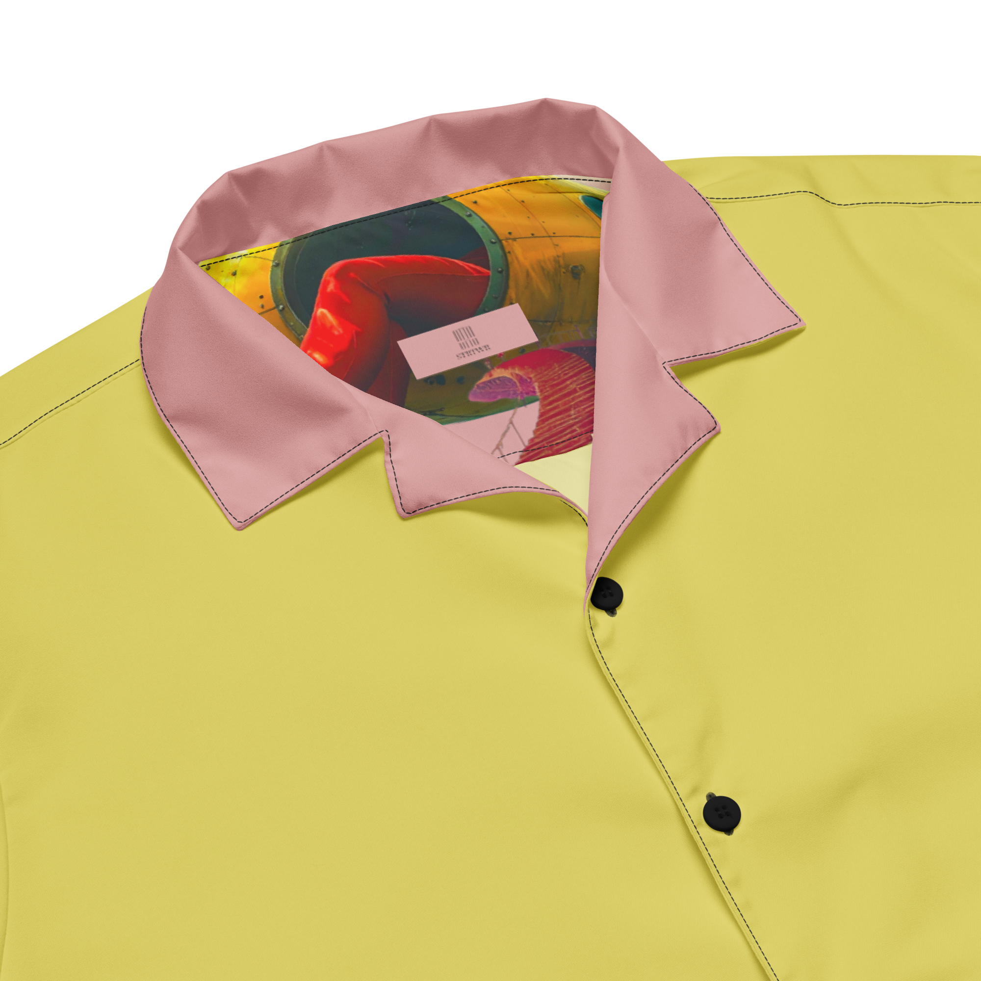 Unisex Oversize Hemd Yellow Submarine Lemon | Premium Streetwear Otto Strtwr