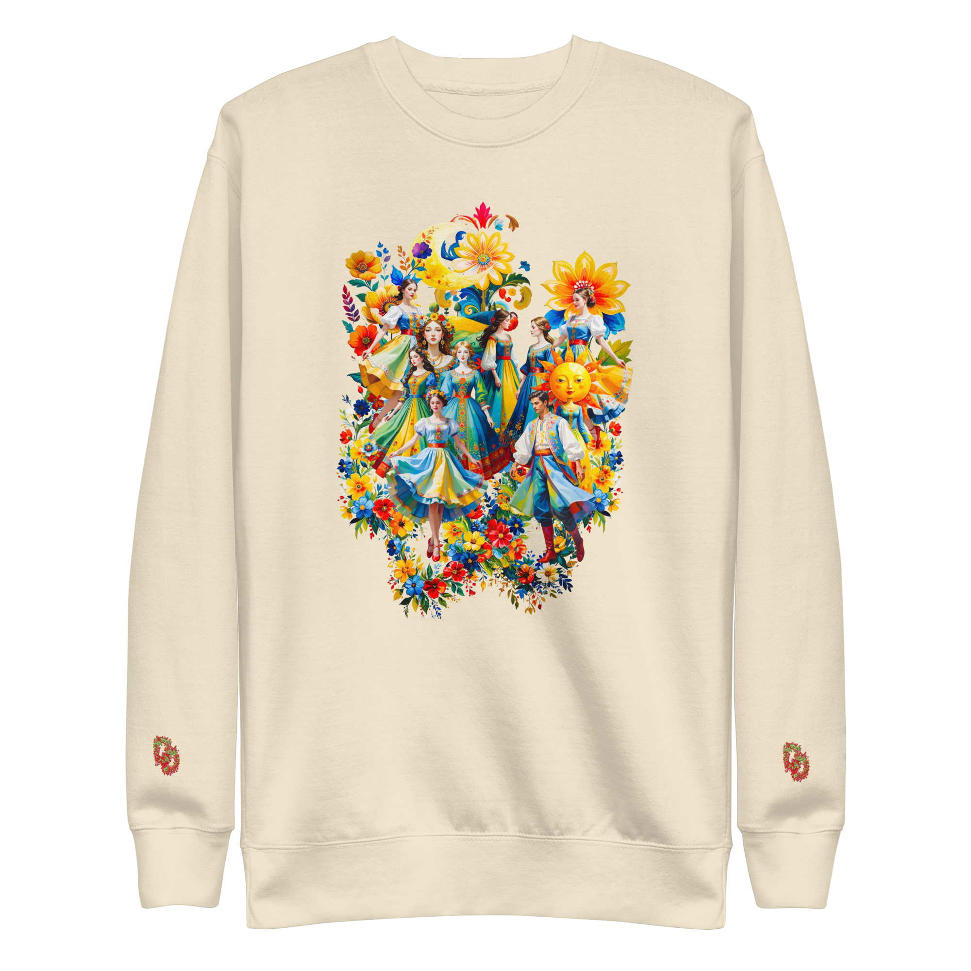 Unisex Premium Sweatshirt Flowers Dream Flowers Dream | Otto Strtwr Streetwear