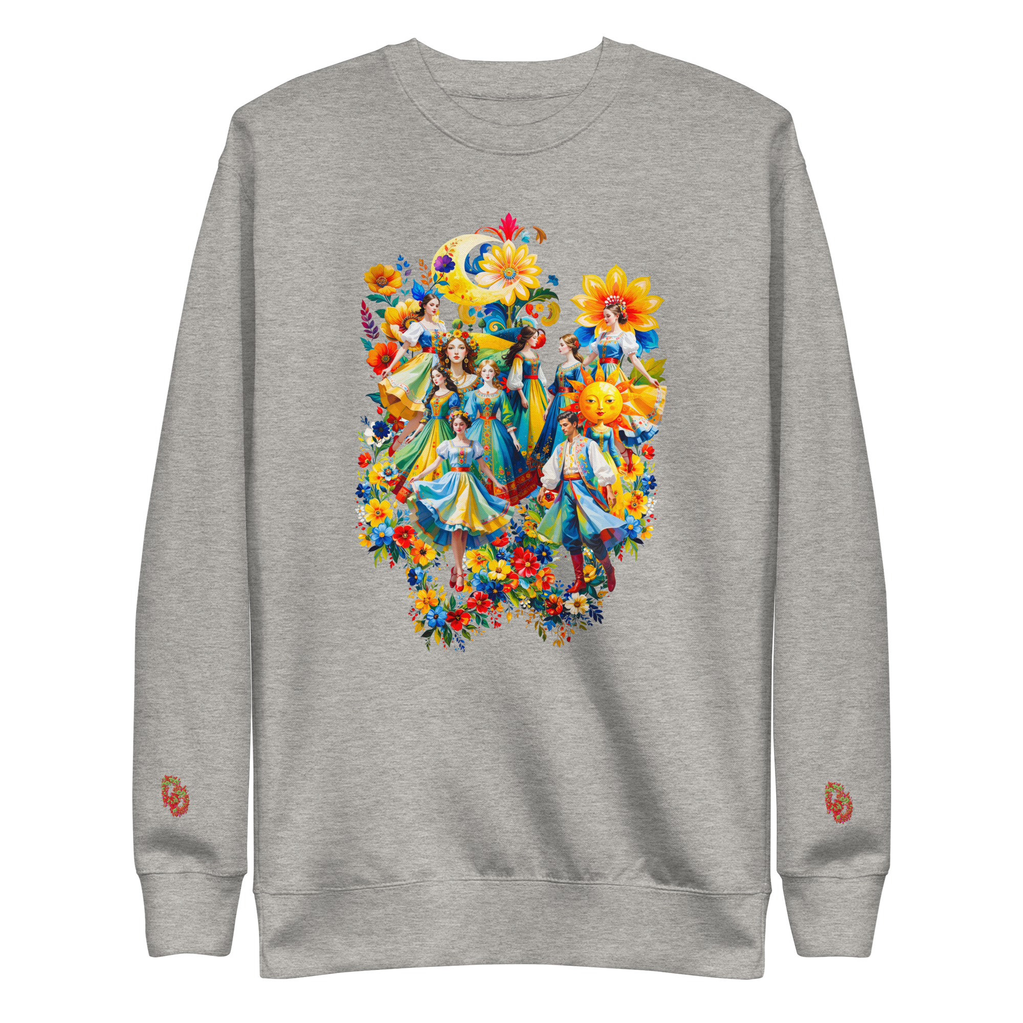 Unisex Premium Sweatshirt Flowers Dream Flowers Dream | Otto Strtwr Streetwear