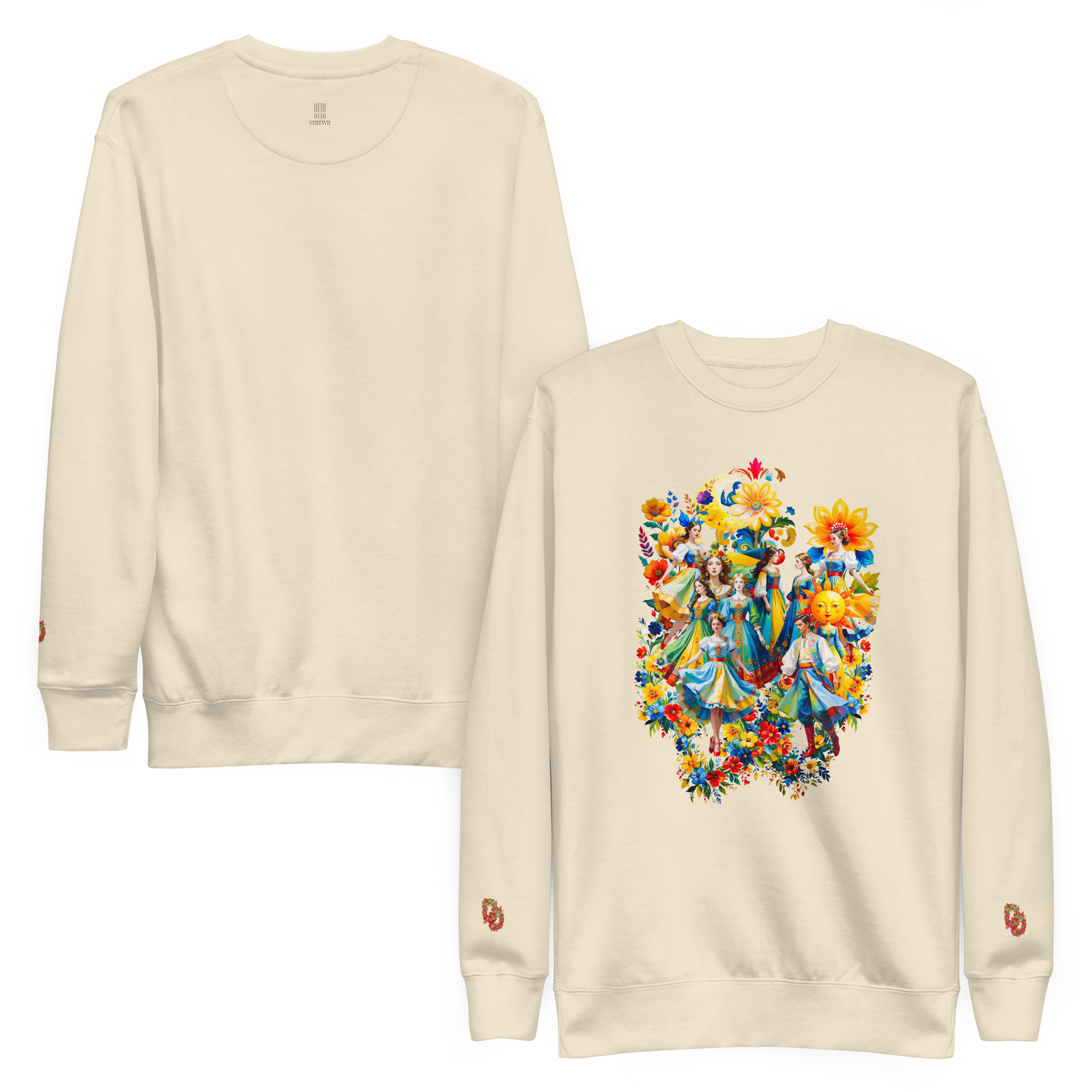 Unisex Premium Sweatshirt Flowers Dream Flowers Dream | Otto Strtwr Streetwear
