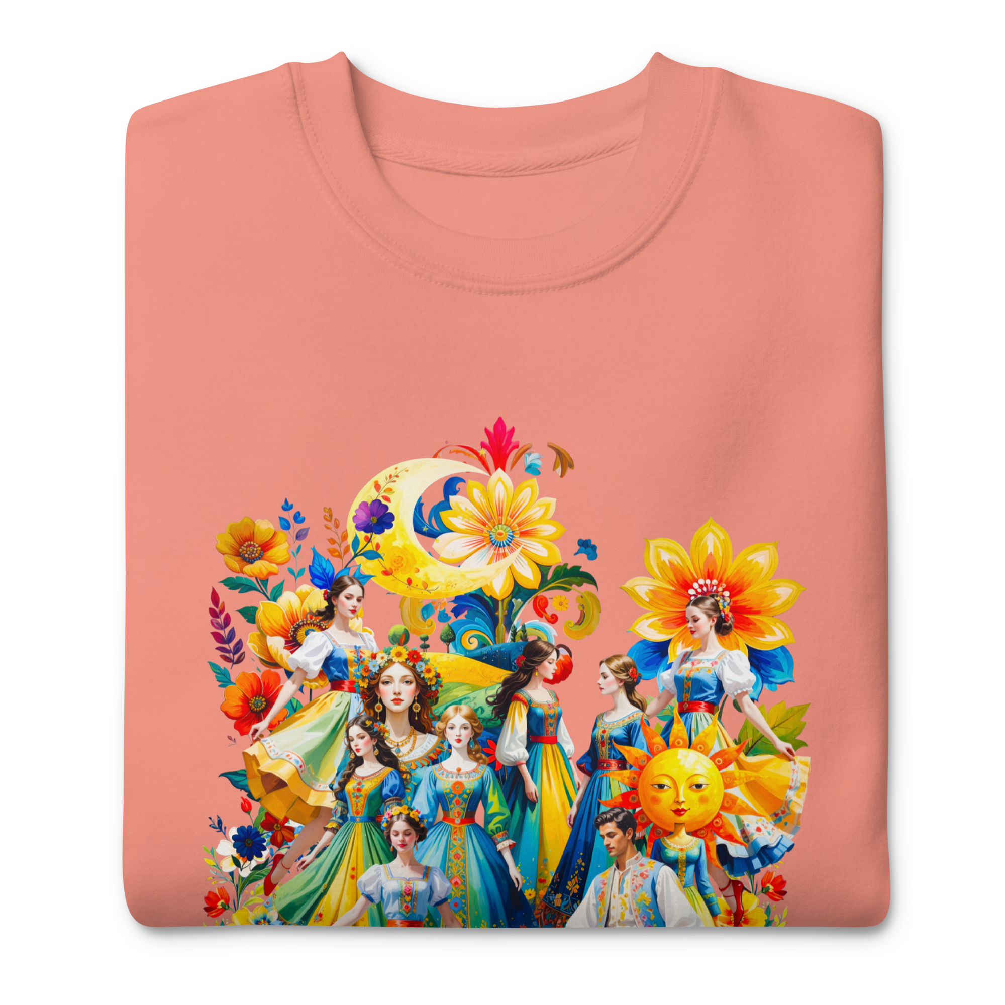 Unisex Premium Sweatshirt Flowers Dream Flowers Dream | Otto Strtwr Streetwear