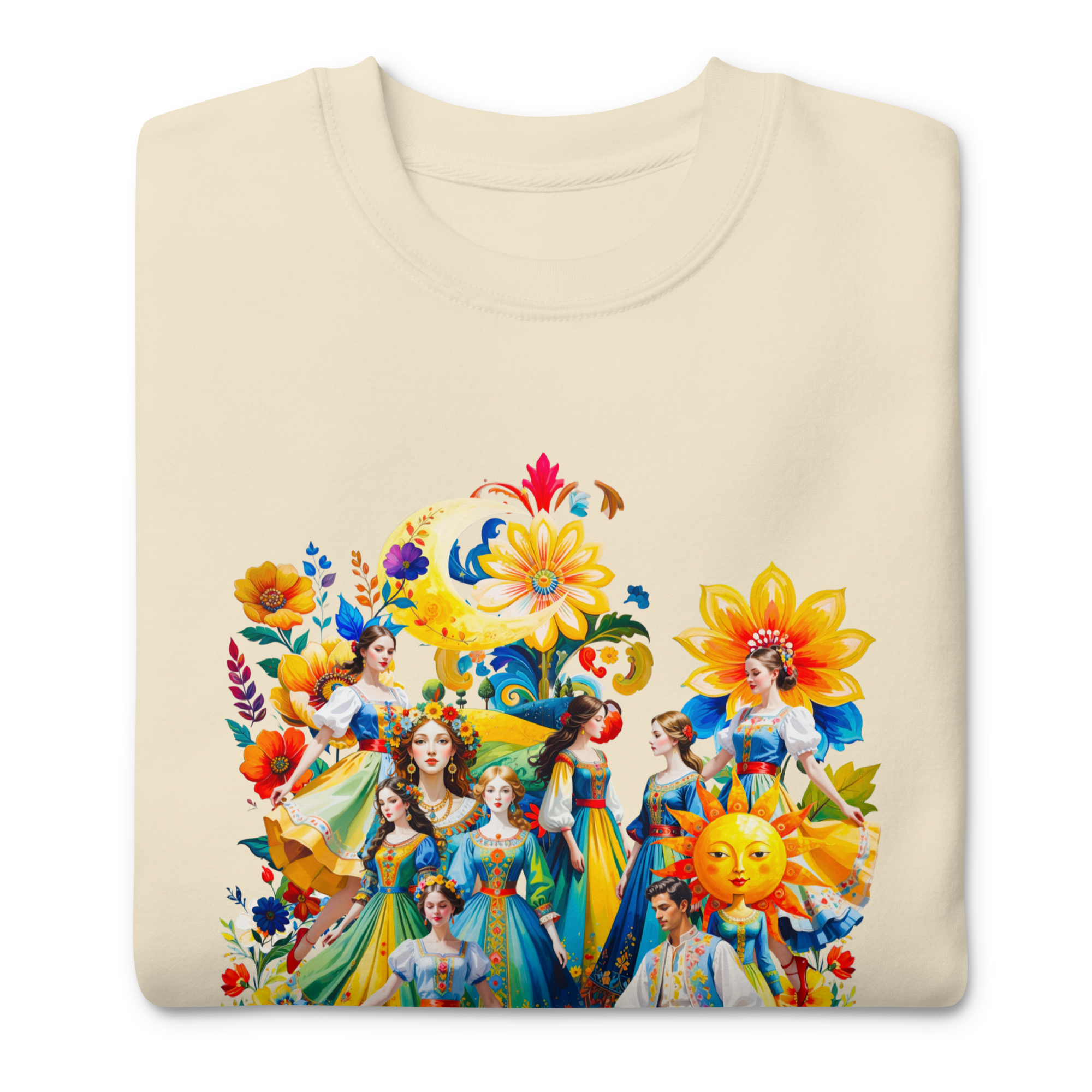 Unisex Premium Sweatshirt Flowers Dream Flowers Dream | Otto Strtwr Streetwear