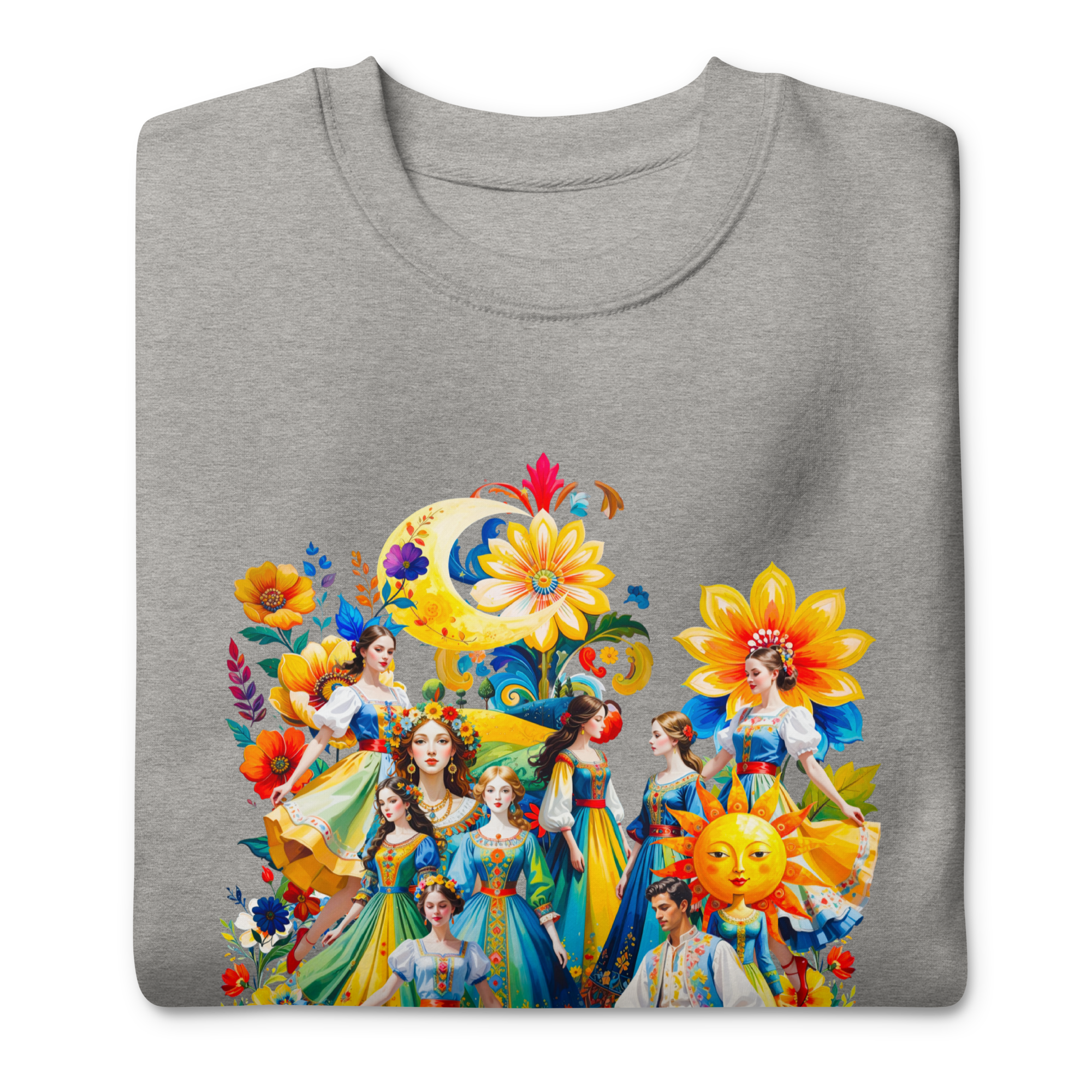Unisex Premium Sweatshirt Flowers Dream Flowers Dream | Otto Strtwr Streetwear
