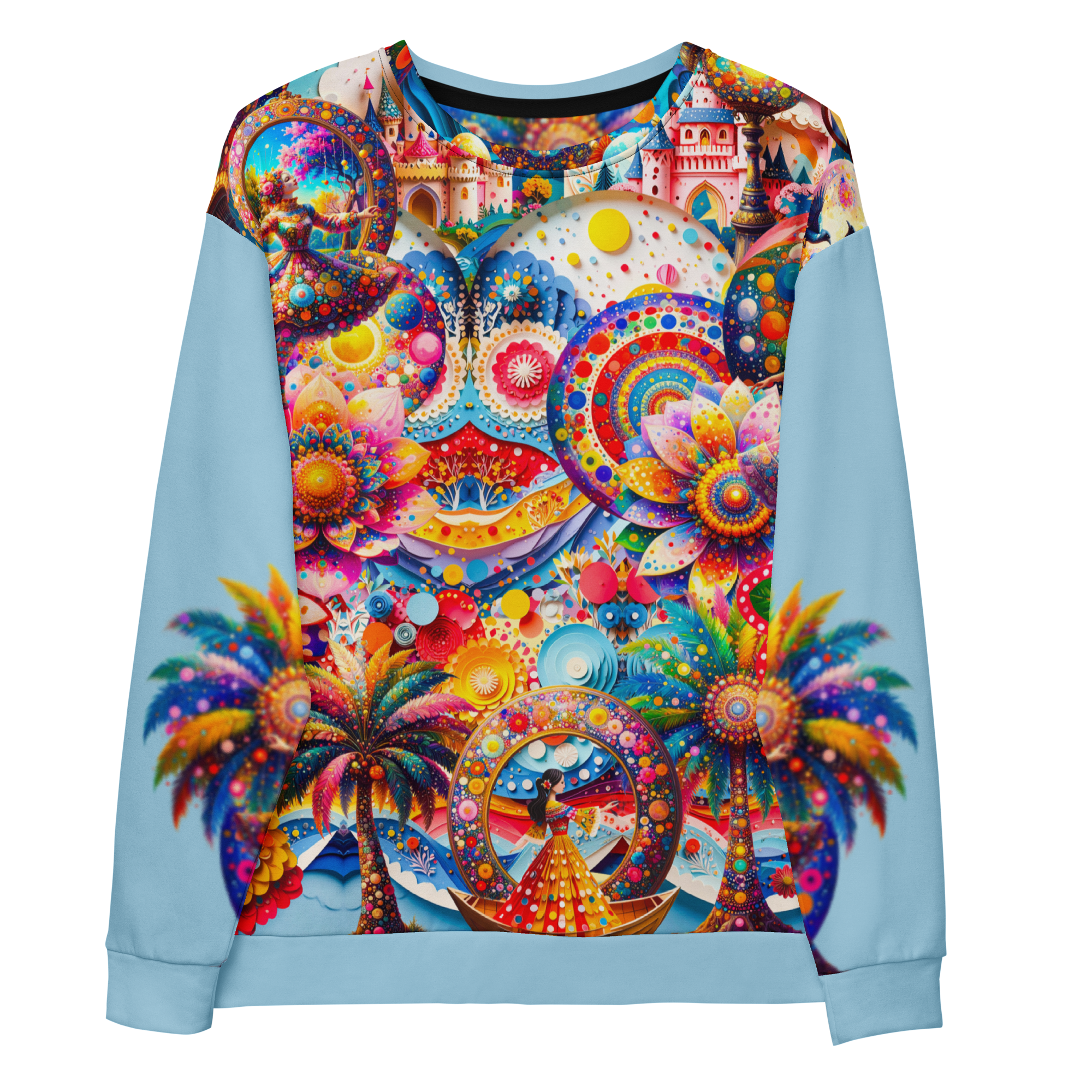 Unisex Sweatshirt Dancing Puppet Full Print | Otto Strtwr