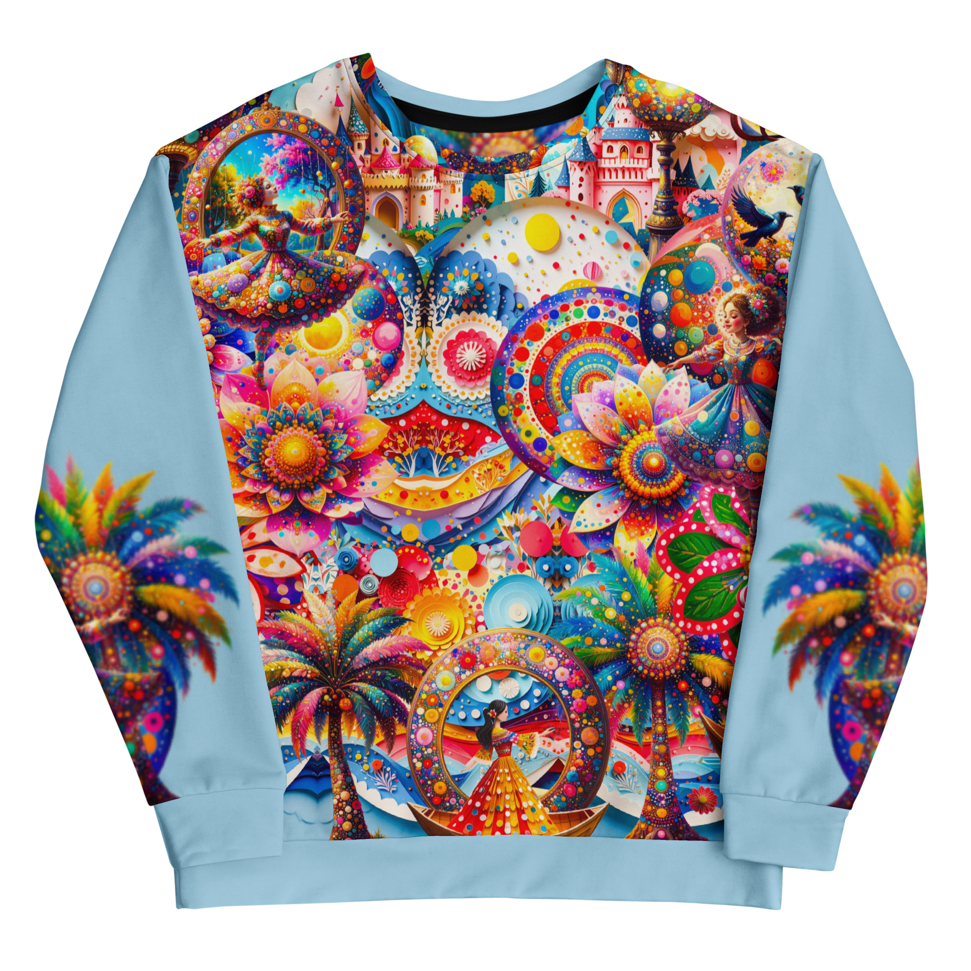 Unisex Sweatshirt Dancing Puppet Full Print | Otto Strtwr