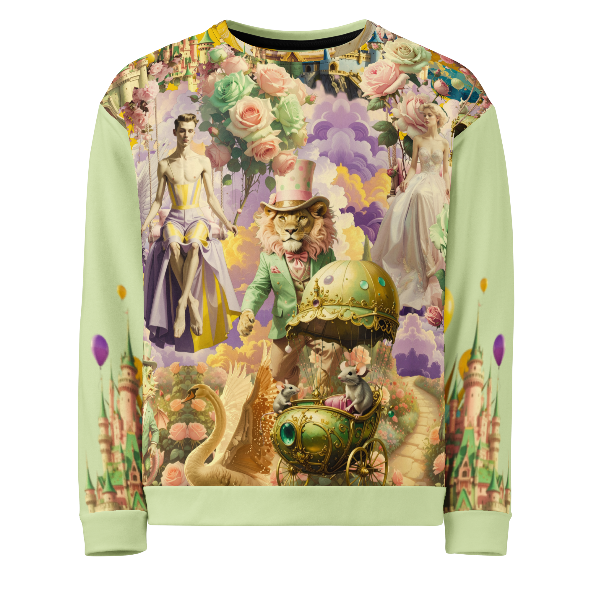 Unisex Sweatshirt Lion And Mice Full Print | Otto Strtwr