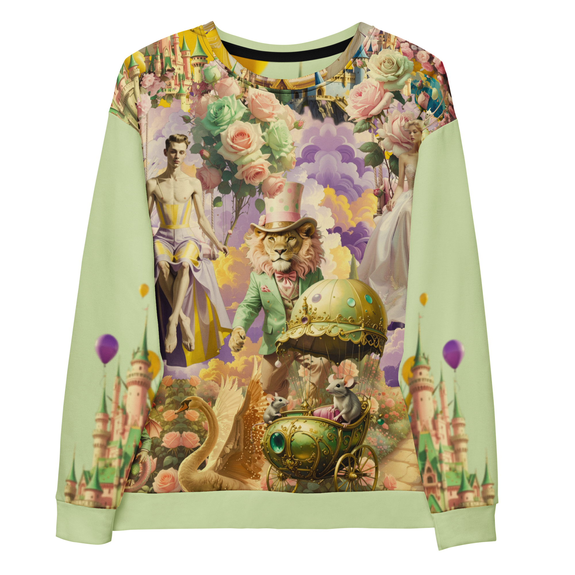 Unisex Sweatshirt Lion And Mice Full Print | Otto Strtwr