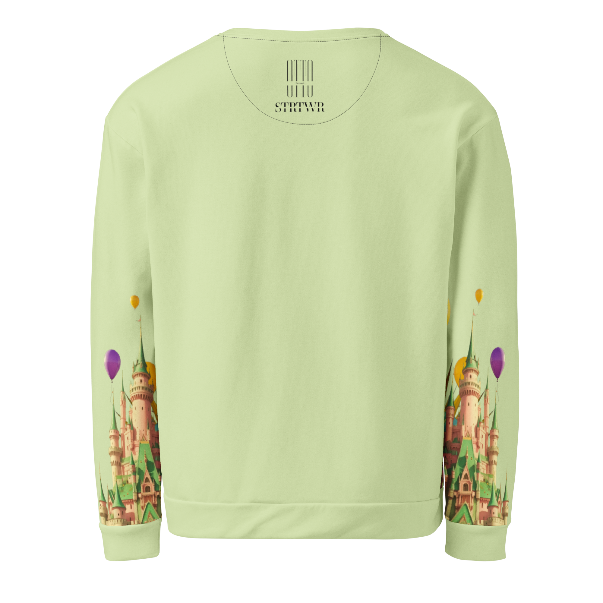 Unisex Sweatshirt Lion And Mice Pastell Grün | Otto Strtwr