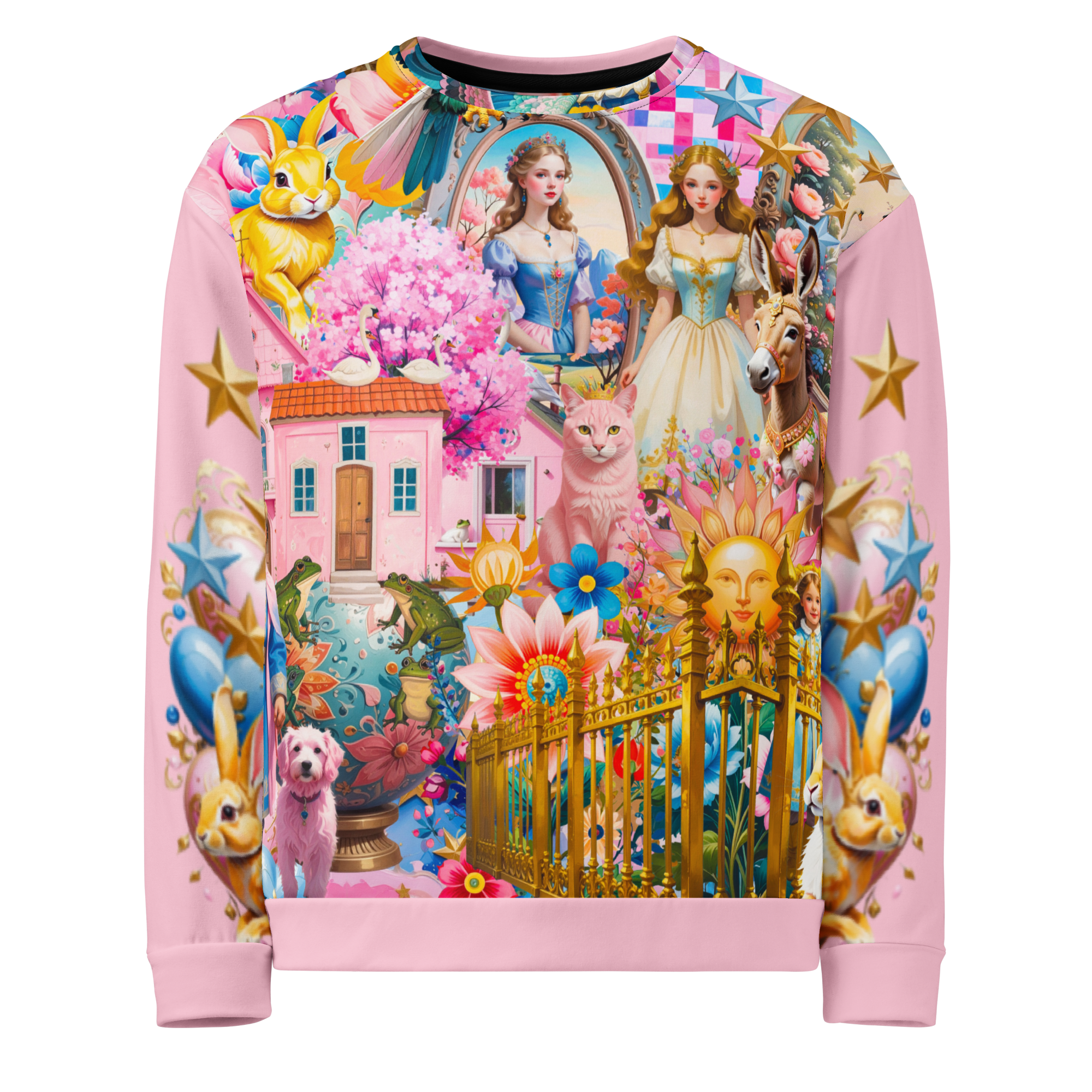 Unisex Sweatshirt Prince And Princess Full Print | Otto Strtwr