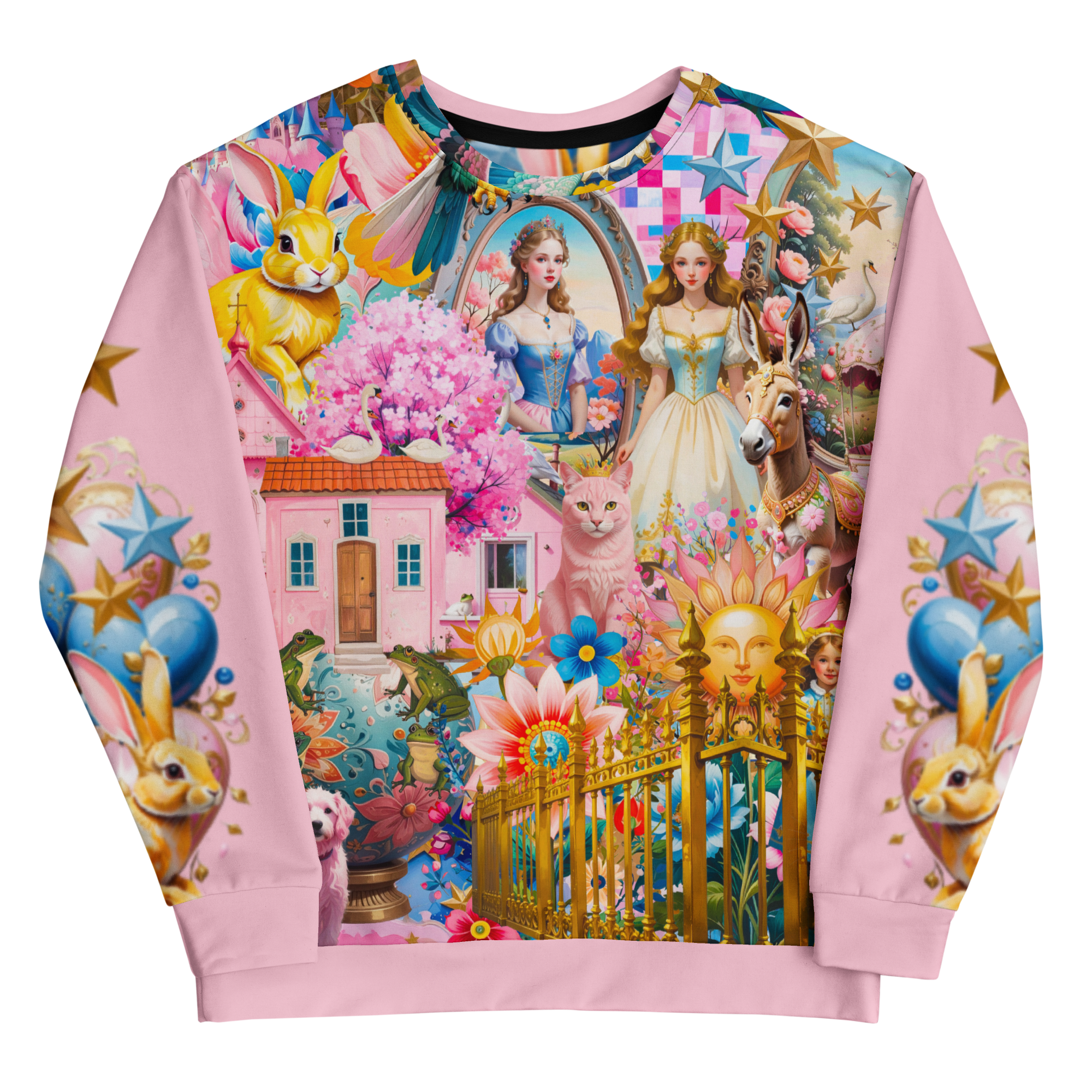 Unisex Sweatshirt Prince And Princess Full Print | Otto Strtwr