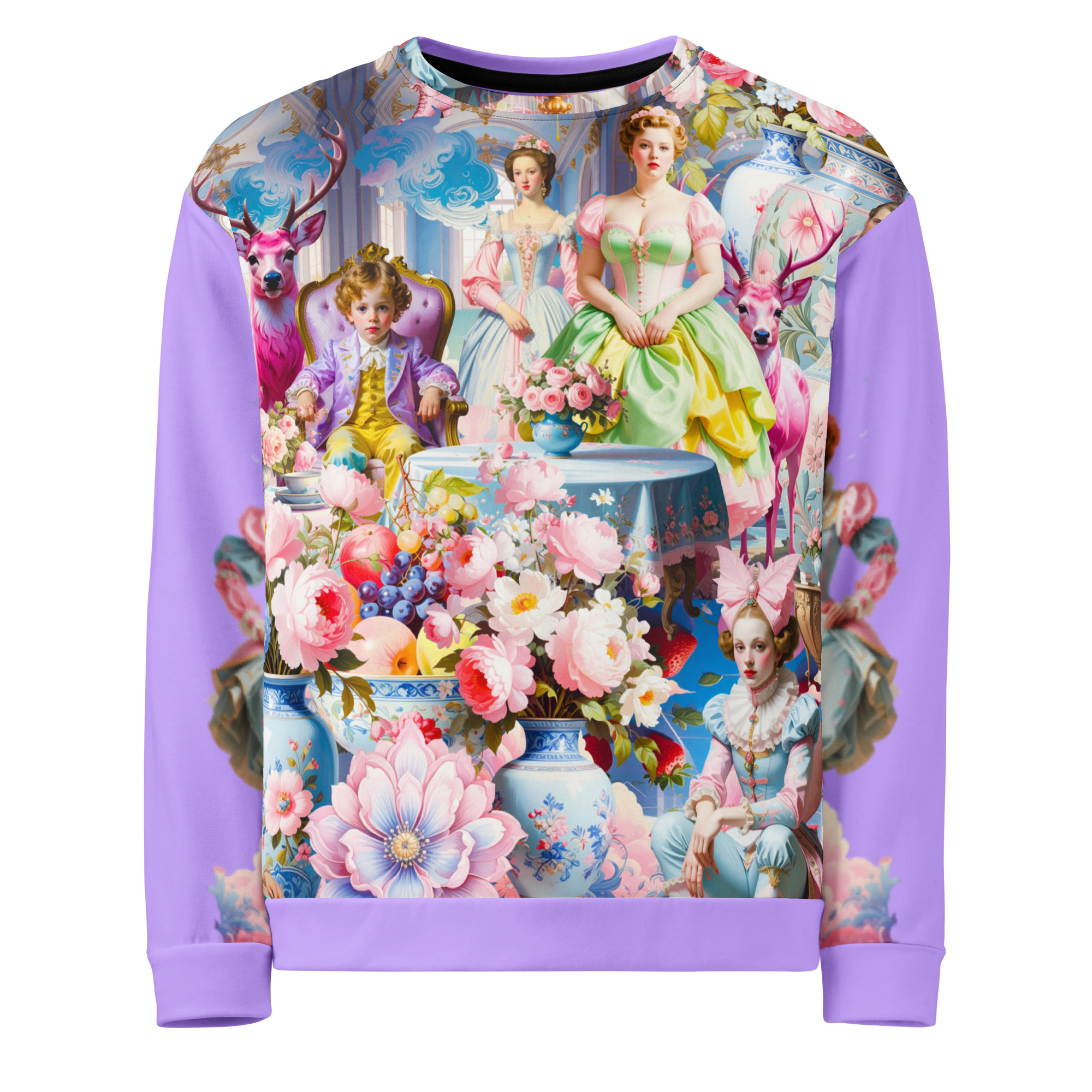 Unisex Sweatshirt Rokoko Harlekin Full Print | Otto Strtwr