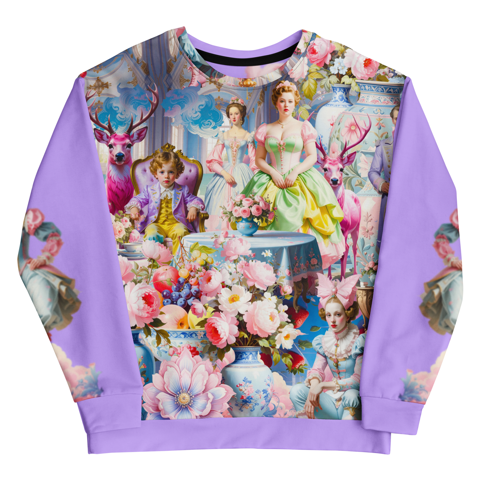 Unisex Sweatshirt Rokoko Harlekin Full Print | Otto Strtwr
