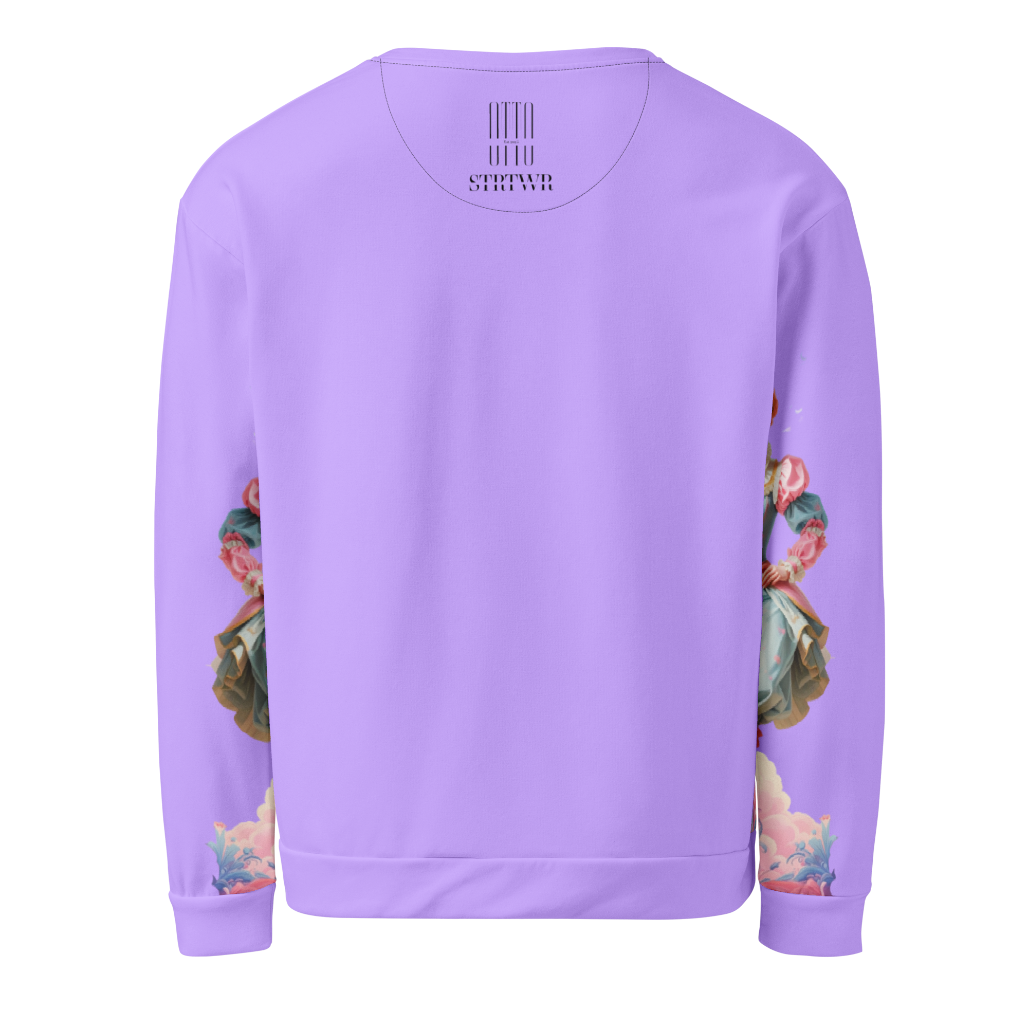 Unisex Sweatshirt Rokoko Harlekin Pastell Lila | Otto Strtwr