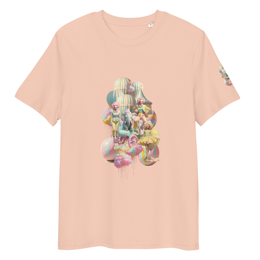Unisex T-shirt aus Bio-baumwolle Fairground Fantasy Fairground Fantasy – Pastell | Otto Strtwr