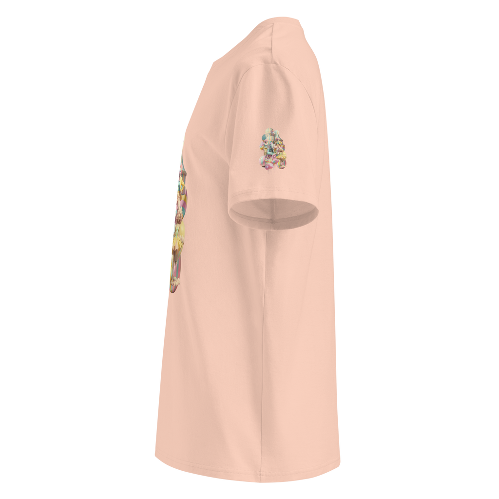 Unisex T-shirt aus Bio-baumwolle Fairground Fantasy Fairground Fantasy – Pastell | Otto Strtwr