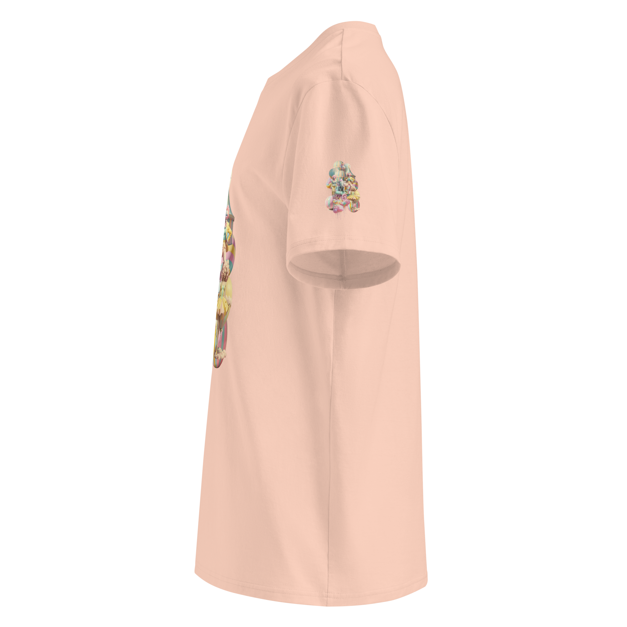 Unisex T-shirt aus Bio-baumwolle Fairground Fantasy Fairground Fantasy – Pastell | Otto Strtwr