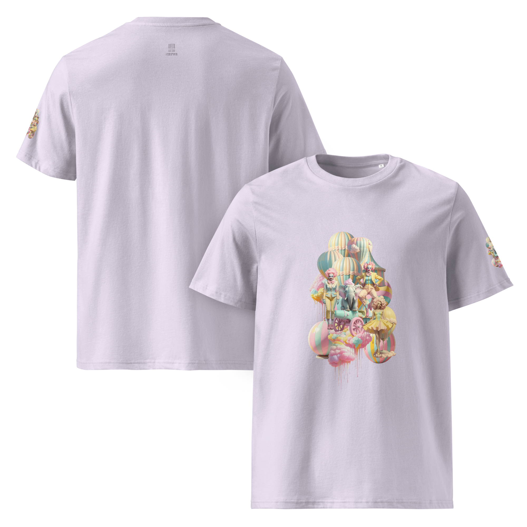 Unisex T-shirt aus Bio-baumwolle Fairground Fantasy Fairground Fantasy – Pastell | Otto Strtwr